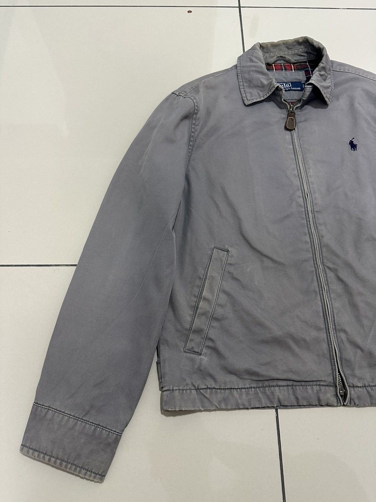 Polo Ralph Lauren Vintage 90’s POLO Ralph Lauren Cotton zipper Jacket Design Size US S / EU 44-46 / 1 - 5 Thumbnail