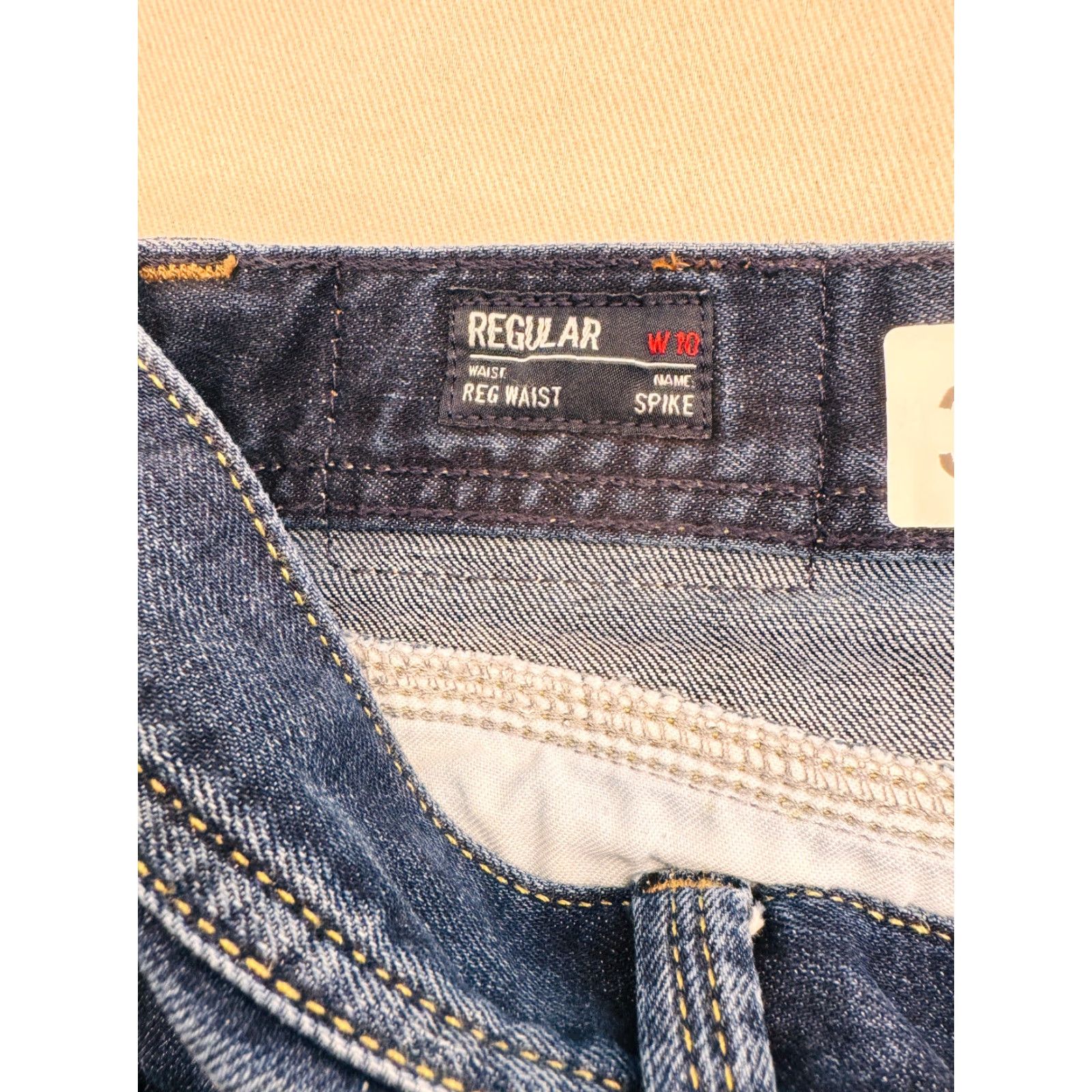 Pepe Jeans VINTAGE Pepe Jeans Spike Womens Jeans 10 Blue 3132 Spike 100% Cotton Dark Inseam 32 Straight 5-Pocket Design Denim Rise Mid Womens Size 32" / US 10 / IT 46 - 6 Thumbnail