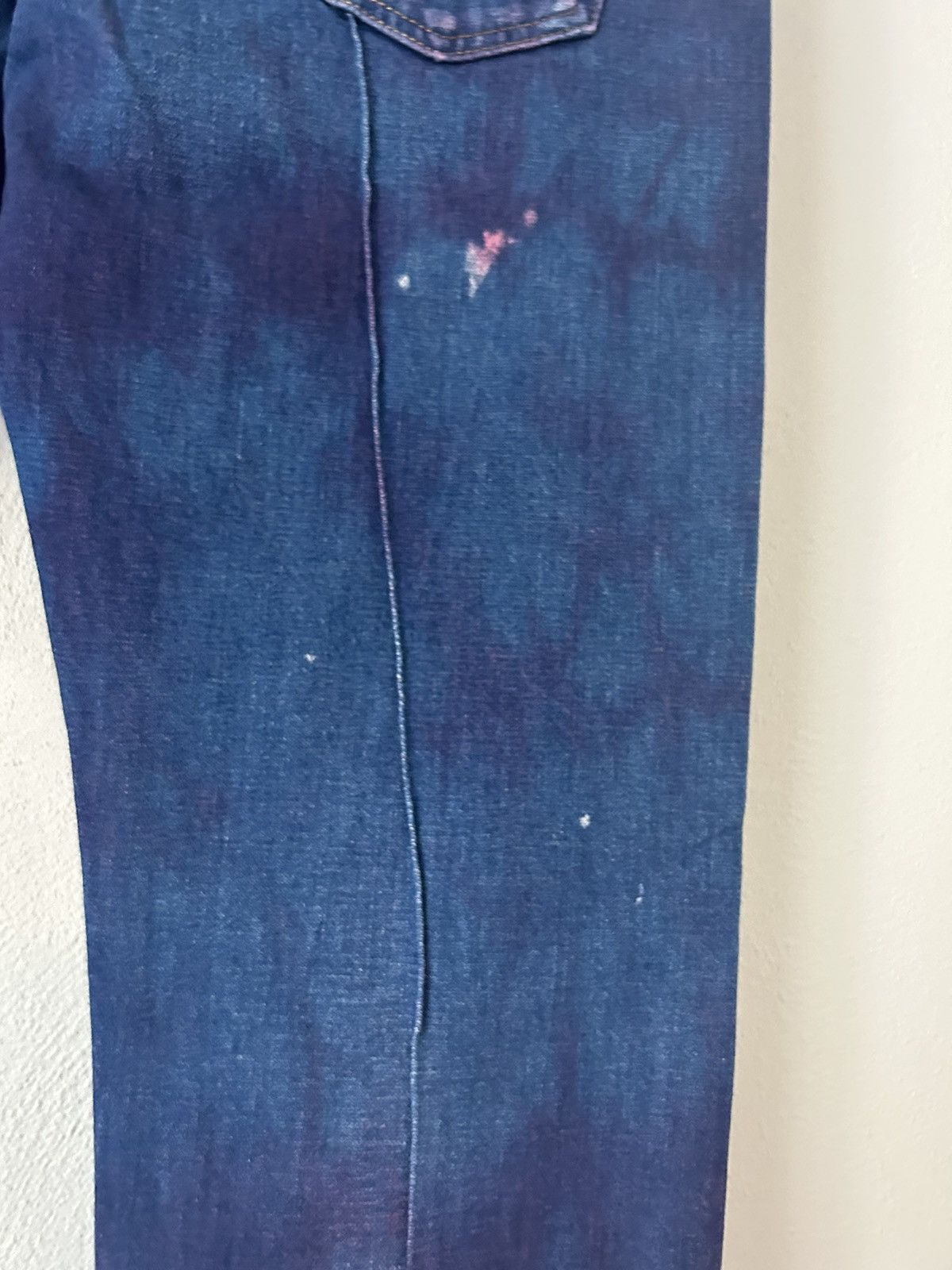 Gucci Pink Painter Blue Denim Jeans Size US 35 - 9 Thumbnail