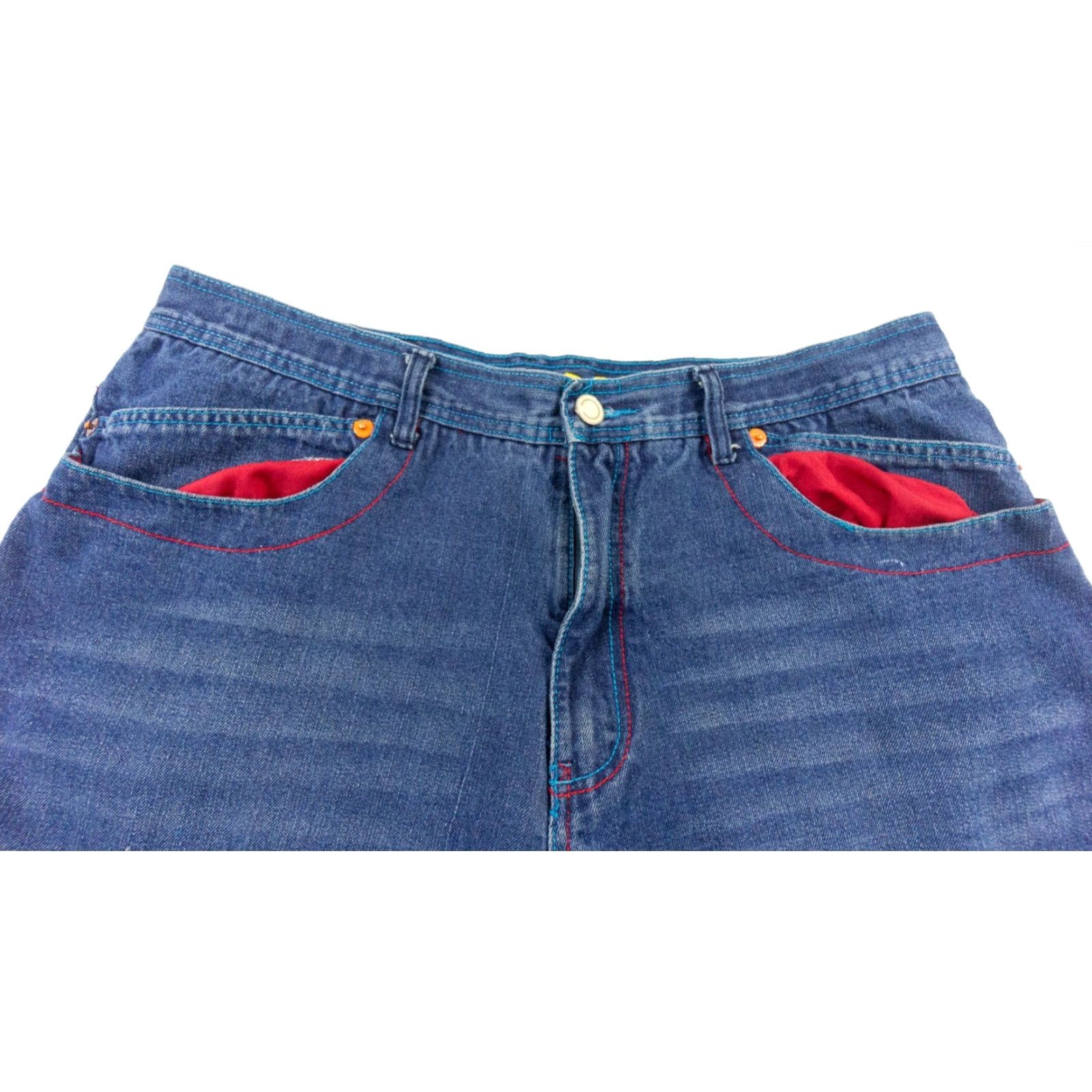 Coogi VINTAGE Coogi Men's Blue Denim Jeans 40 Waist Baggy Rave Skater 90s Hip Hop Size US 40 / EU 56 - 6 Thumbnail