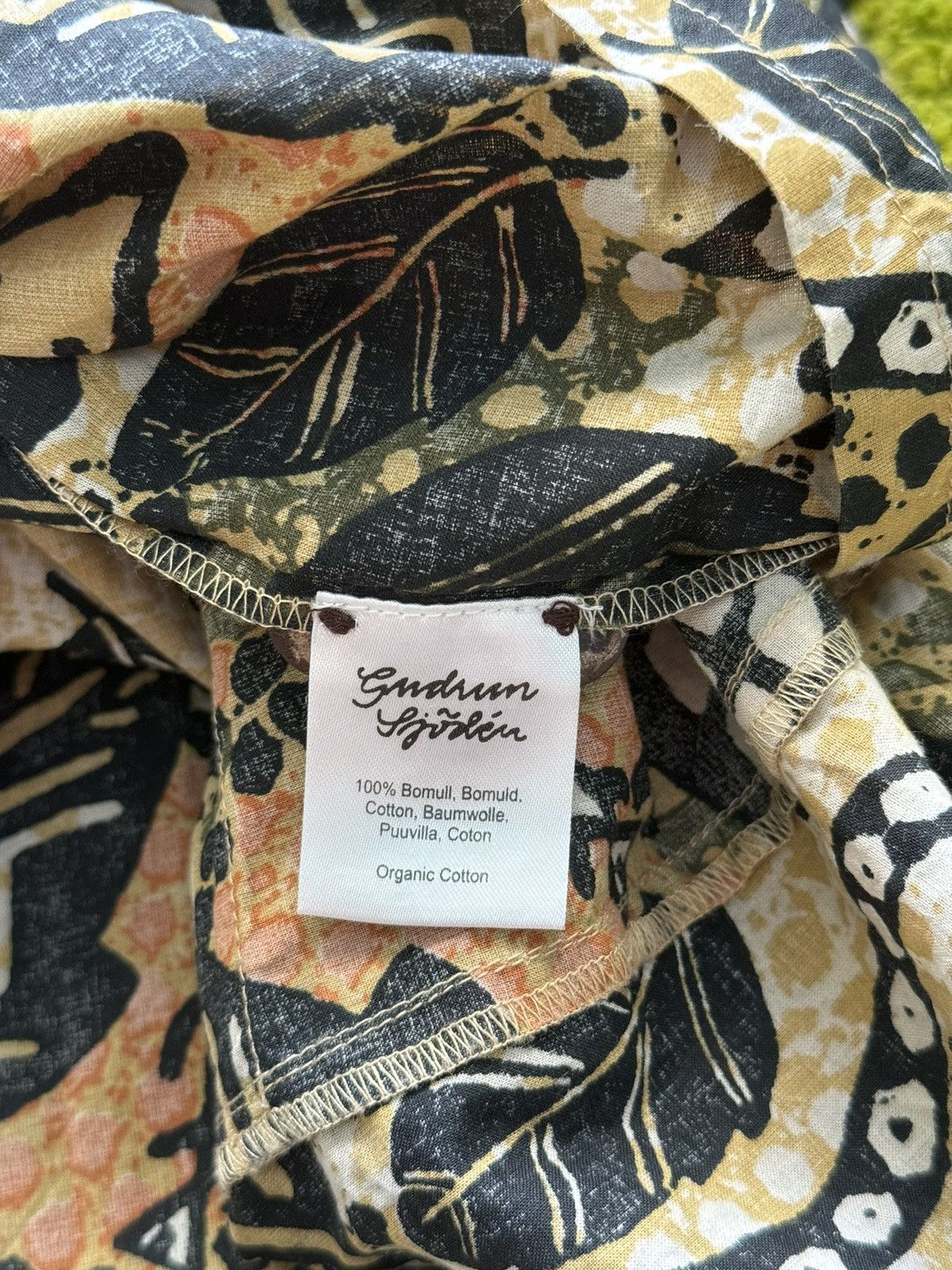 Designer 🐢 Gudrun Sjoden avant garde boho style turtles pattern dress Size M / US 6-8 / IT 42-44 - 11 Thumbnail