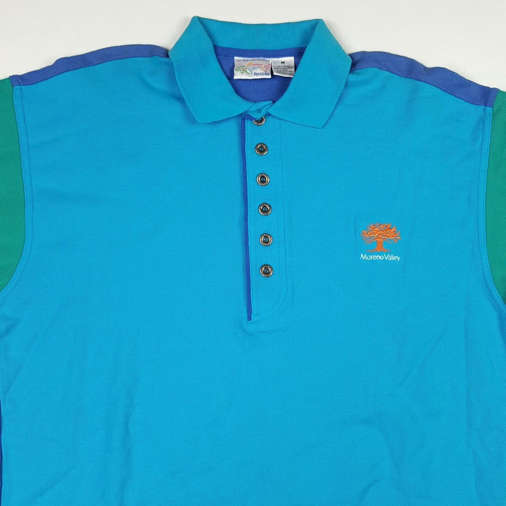 Vintage Vintage Greg Norman Shark Logo Men's Size M Preppy 90s Golf Polo Shirt Size US M / EU 48-50 / 2 - 2 Thumbnail