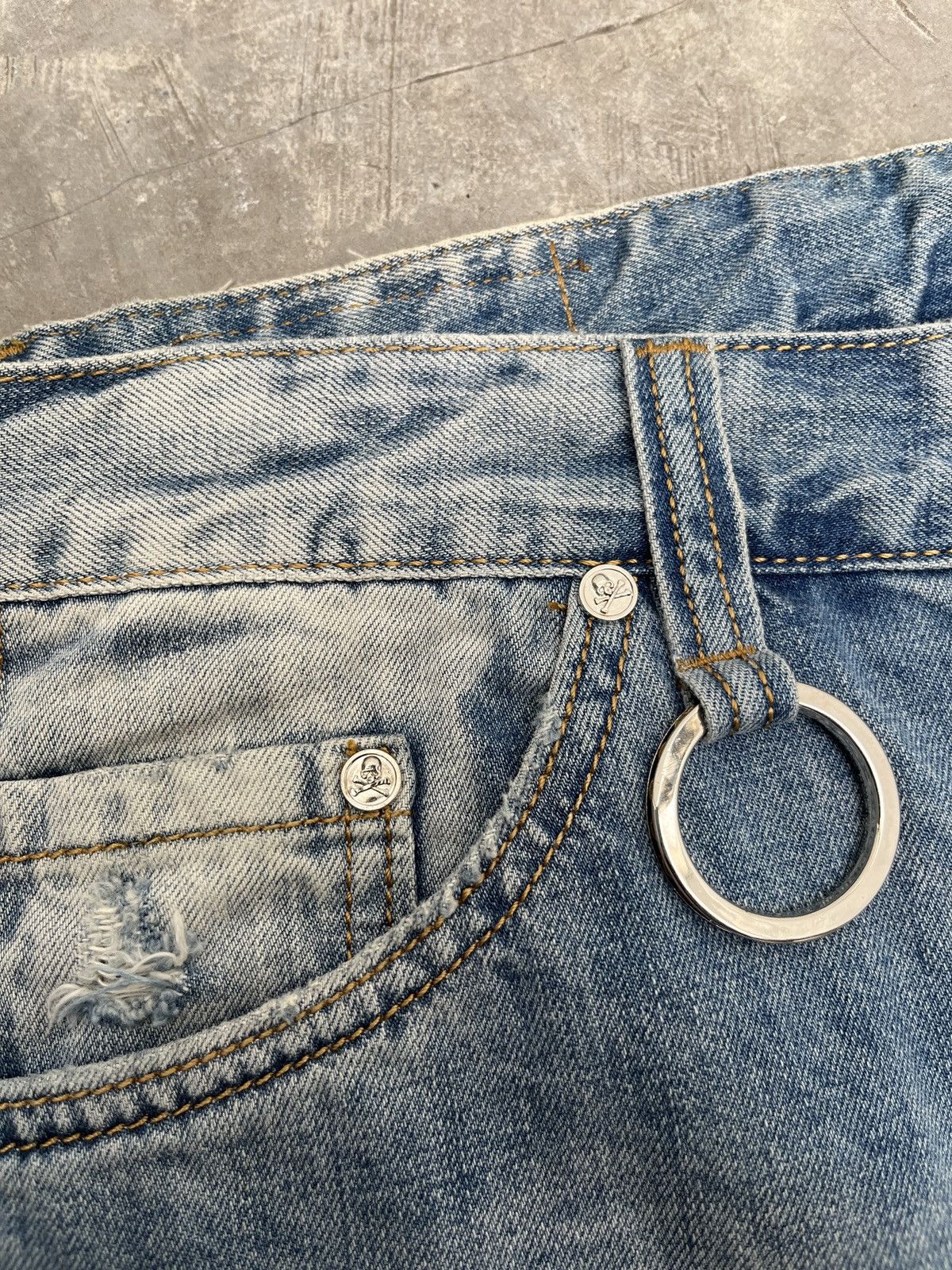 Mastermind Japan SS13 Mastermind Japan “Dreaming” Distressed Washed Jeans Size US 36 / EU 52 - 7 Thumbnail