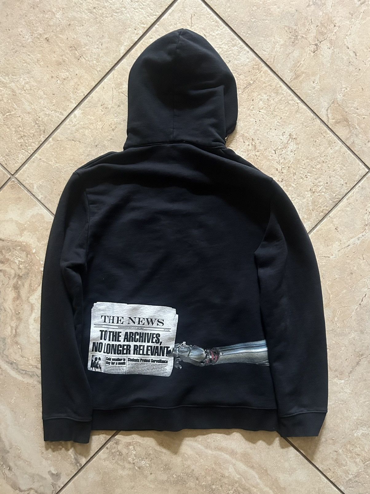 Raf Simons Raf Simon’s FW15 Robot hand zip up Size US M / EU 48-50 / 2 - 3 Thumbnail
