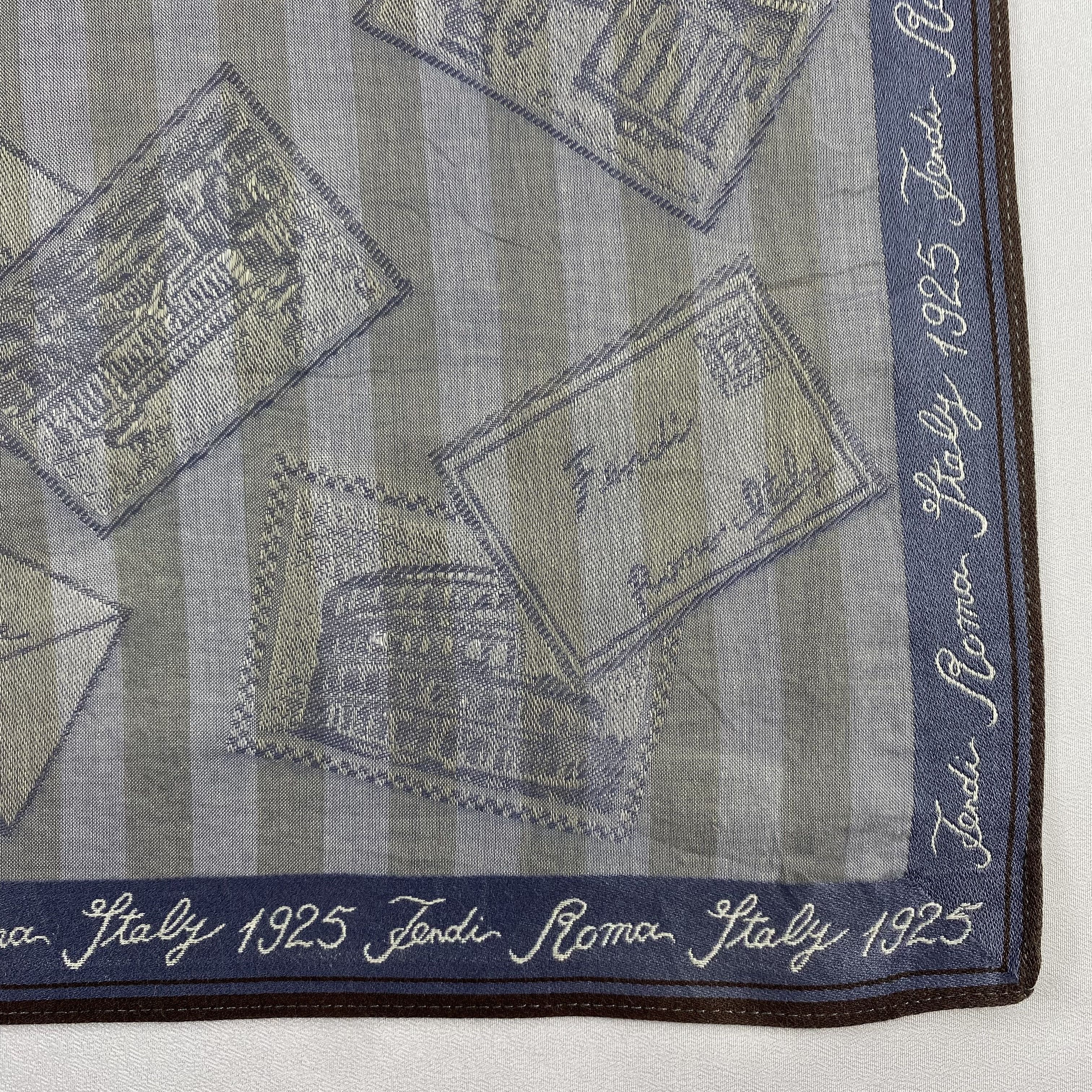 Vintage Fendi Handkerchief / Neckerchief / Bandana-P765 Size ONE SIZE - 3 Thumbnail