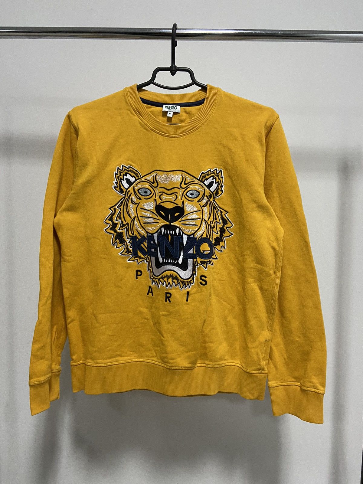 Kenzo × Vintage Kenzo tiger 🐯 Vintage Sweatshirt Big Logo Paris Luxury Size US M / EU 48-50 / 2 - 1 Thumbnail