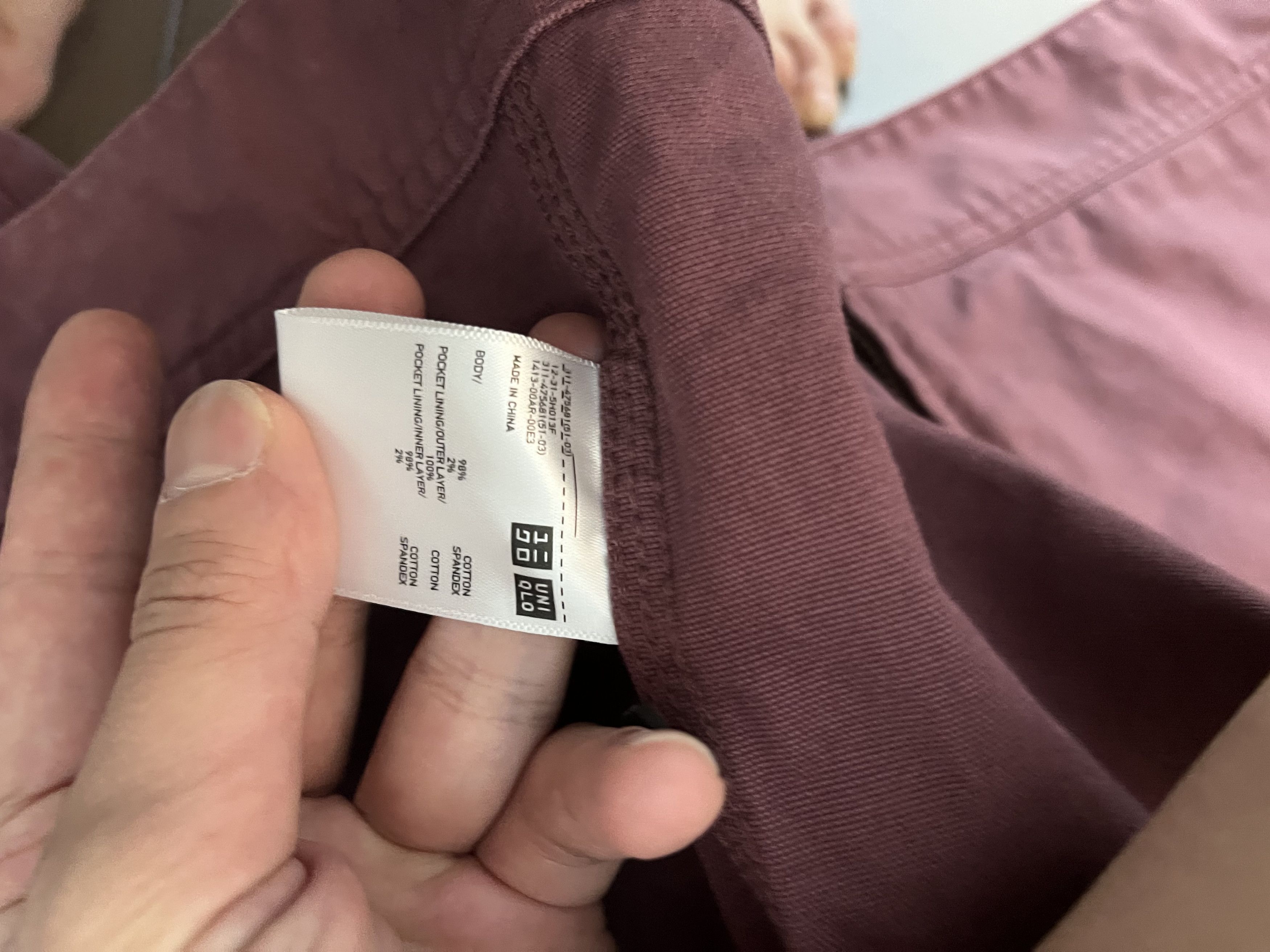Uniqlo Uniqlo Light Maroon Canvas Work Jacket Medium Size US M / EU 48-50 / 2 - 5 Thumbnail