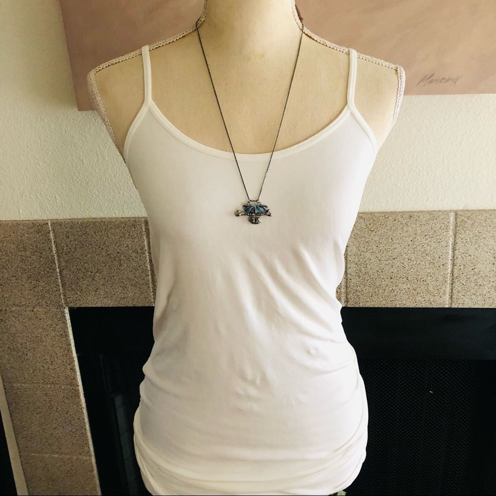 Jewelry Vintage repurpose southwest tribal sterling necklace Size ONE SIZE - 3 Thumbnail