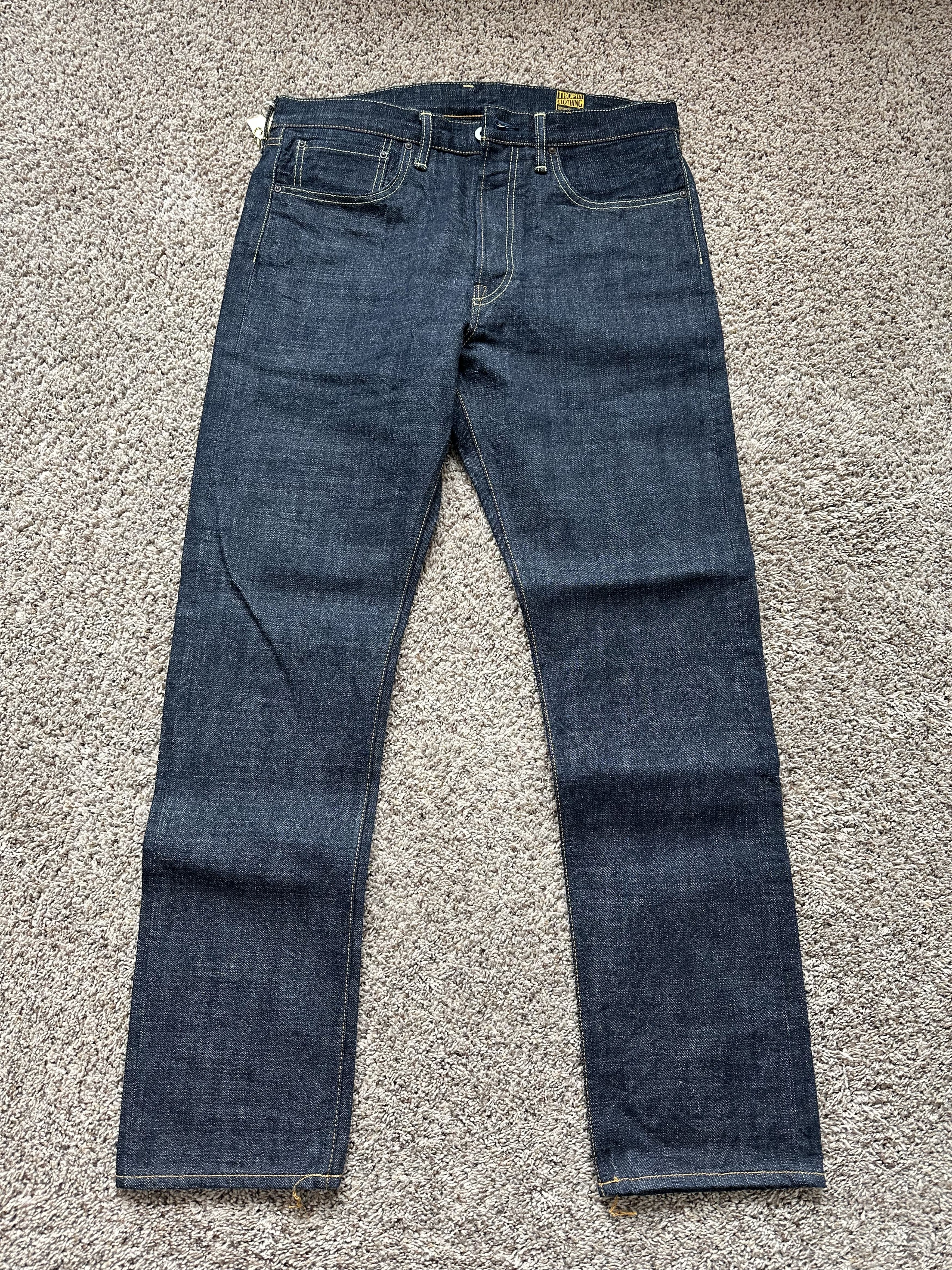 Trophy Clothing 1609 14.5OZ URBAN NARROW HI-TAPERED DIRT DENIM