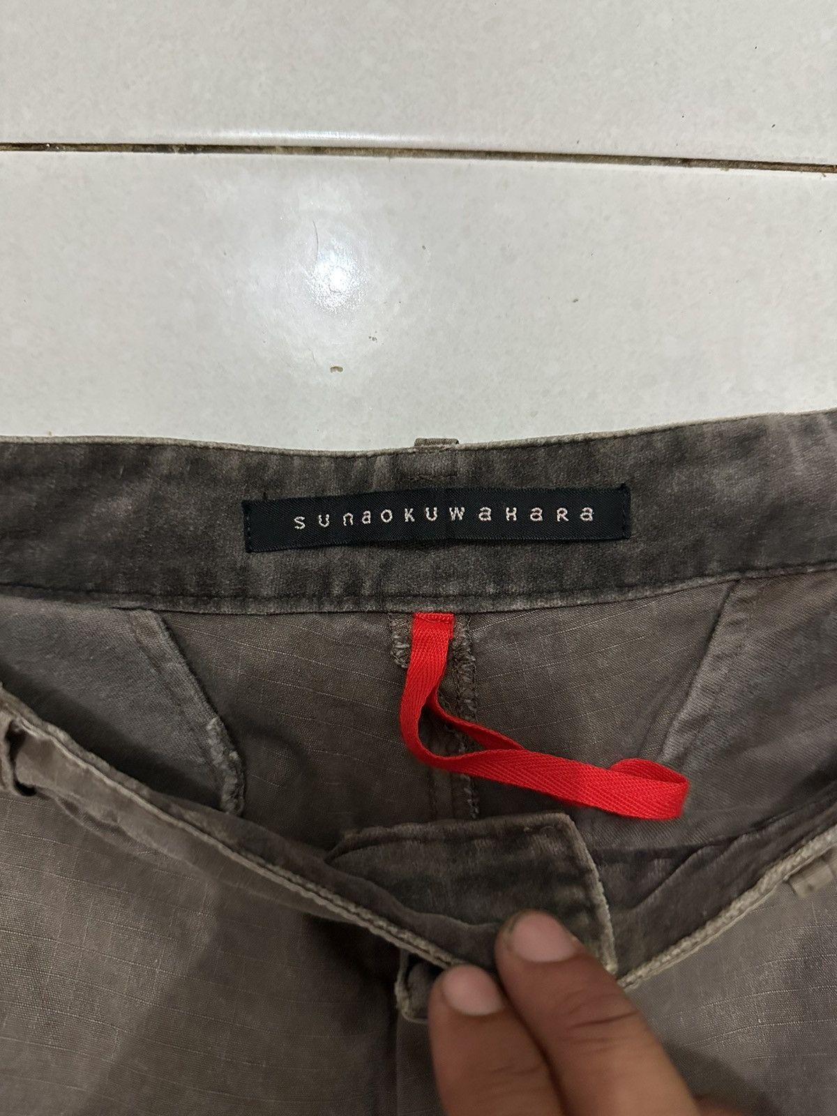 Vintage VTG Issey Miyake Sunao Kuwahara Cargo Pants Size US 30 / EU 46 - 6 Thumbnail