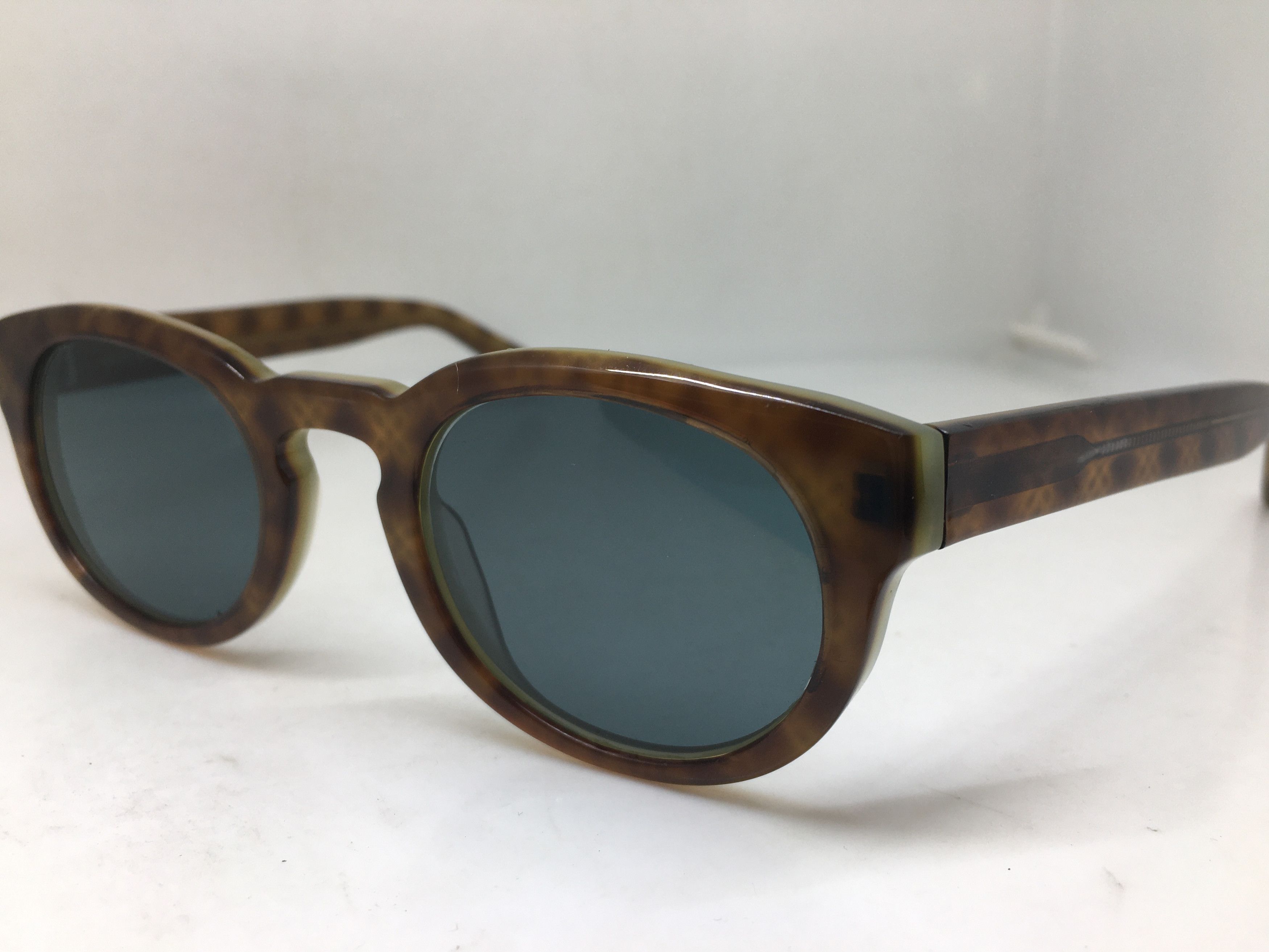Other Handmade Brown Acetate Keyhole Bridge PREPPY Sunglasses Size ONE SIZE - 3 Thumbnail
