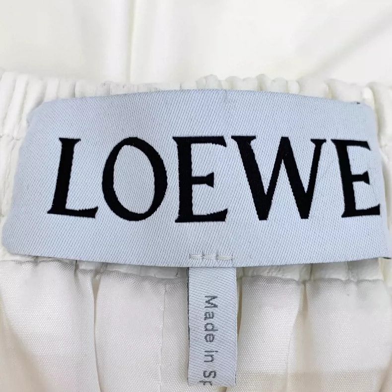 Loewe Loewe sizeS Light white sheepskin pull cord casual shorts Size 28" / US 6 / IT 42 - 5 Thumbnail