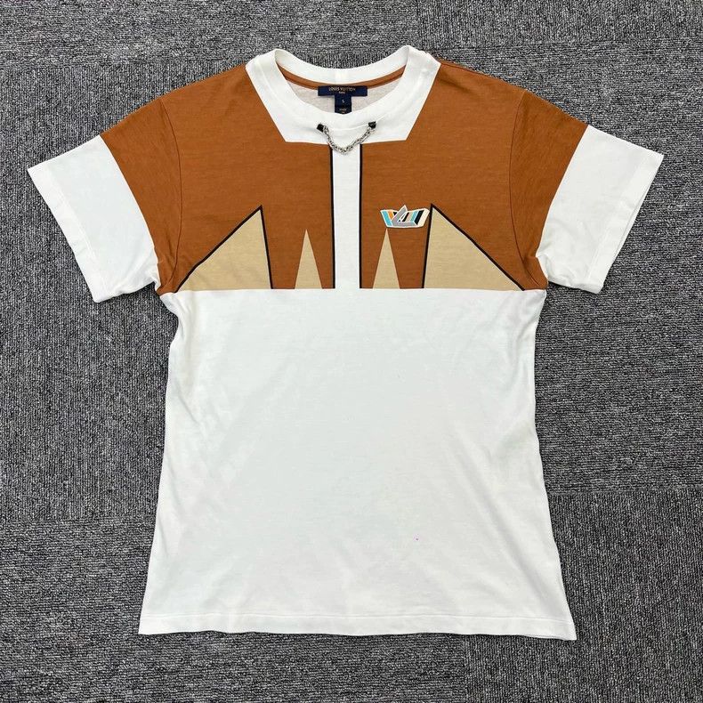 Louis Vuitton Louis Vuitton Patchwork chain letter short sleeve Size S / US 4 / IT 40 - 1 Thumbnail