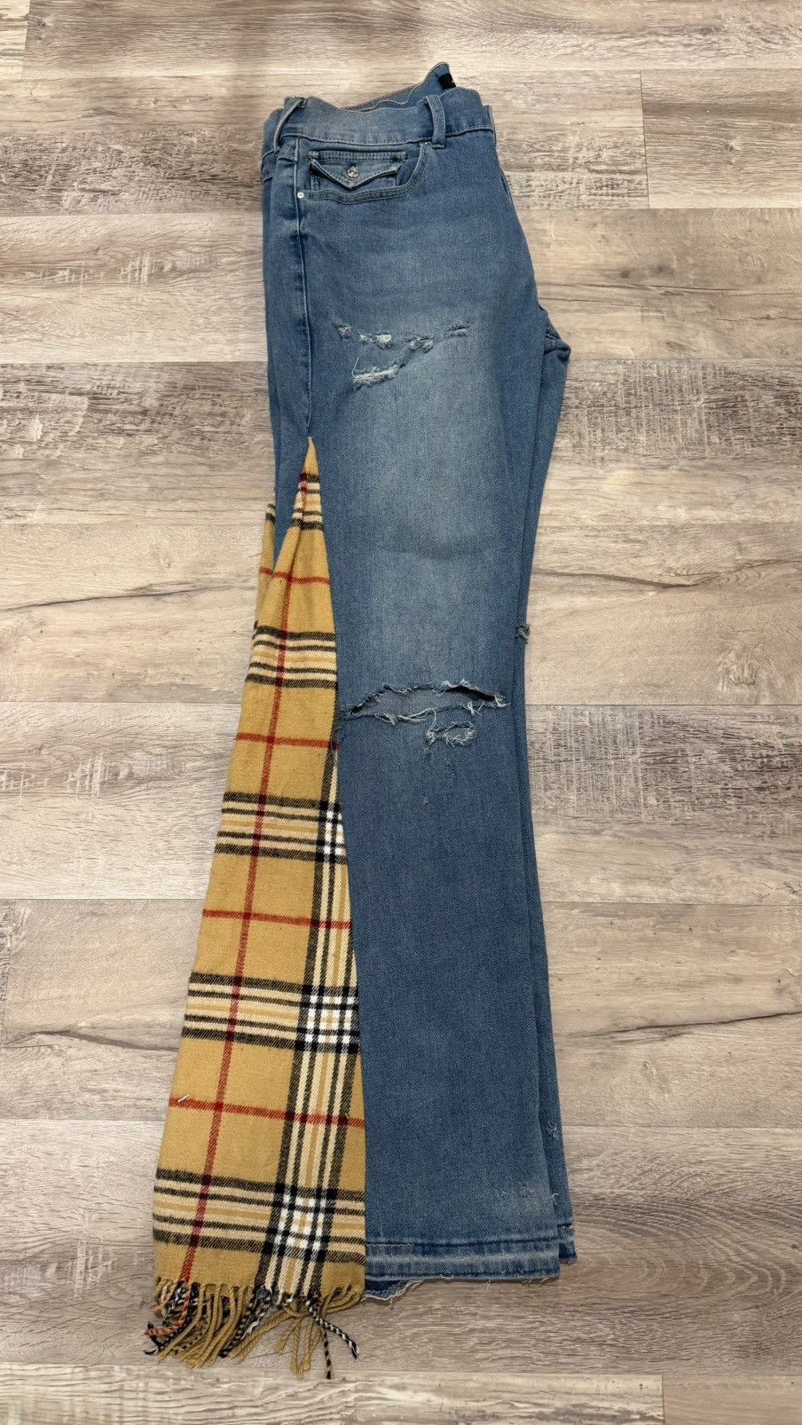 True Religion Custom Burberry Scarf Straight True Religion Jeans Size US 34 / EU 50 - 4 Thumbnail