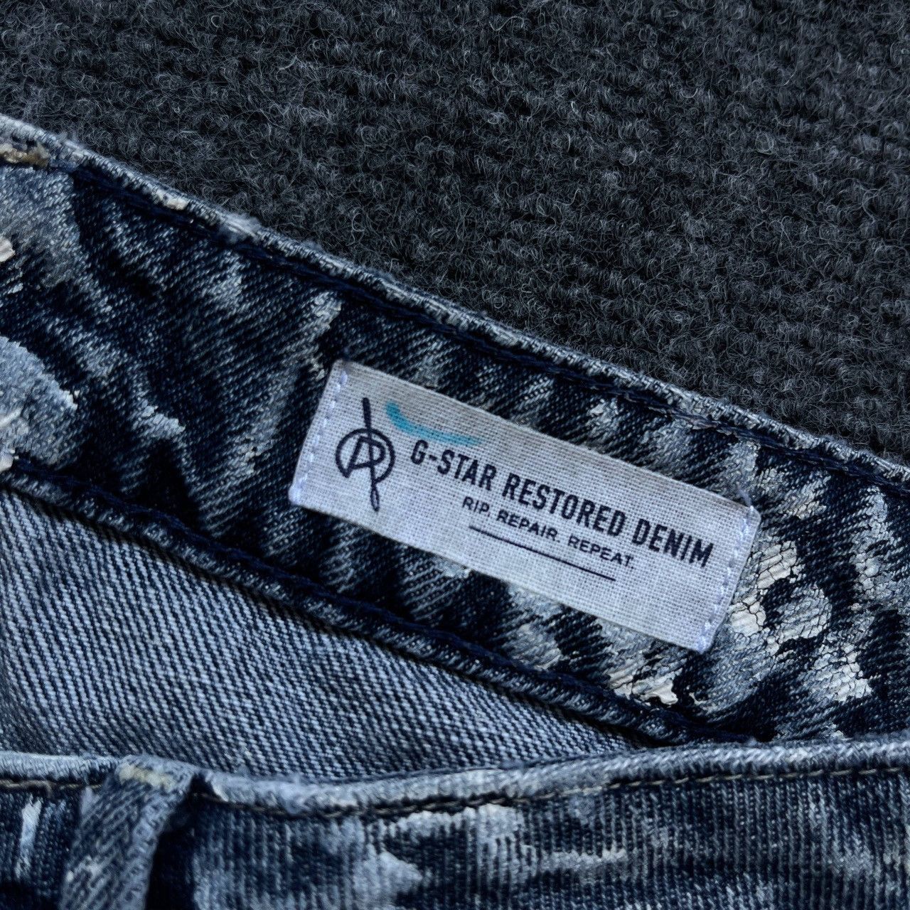 G-Star VTG Women’s G-Star Raw Restored Denim Custom Y2K 00s USA Hyp Size 27" / US 4 / IT 40 - 10 Thumbnail