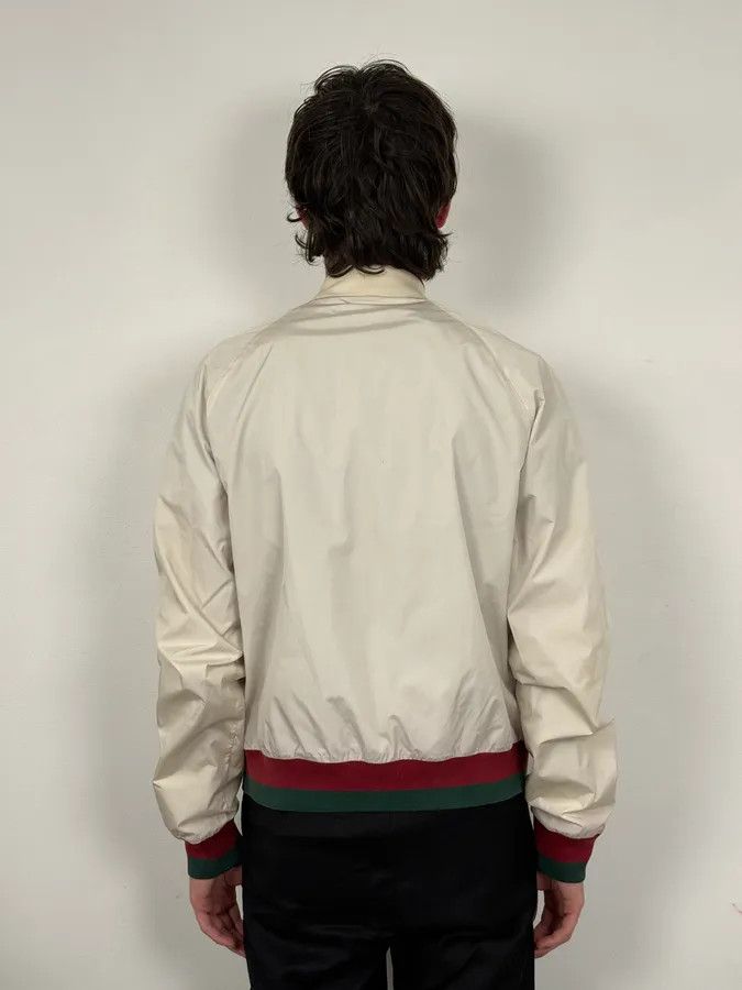 Gucci 2000s Gucci Creamy White Signature Jacket Size US M / EU 48-50 / 2 - 3 Thumbnail