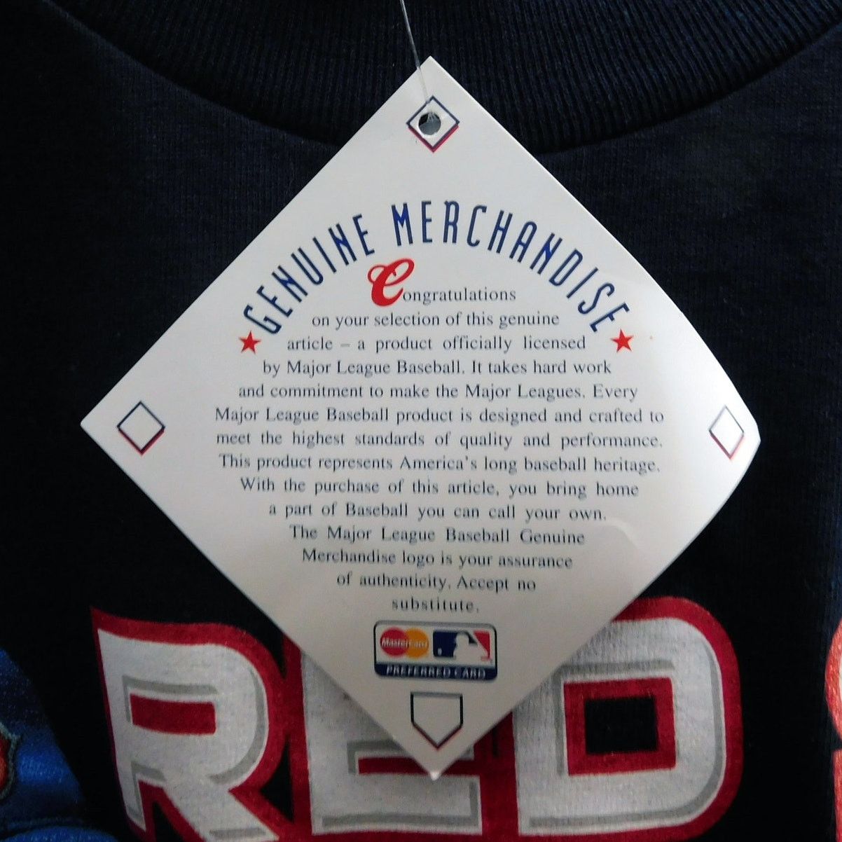 MLB Boston Red Sox T Shirt Size XL NWT Hat Graphic Spellout Y2K Size US XL / EU 56 / 4 - 4 Thumbnail