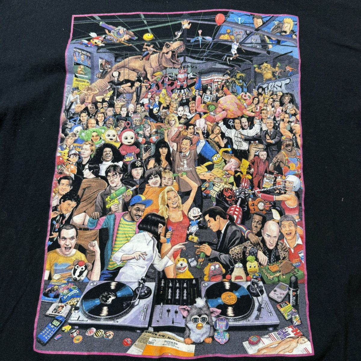 Anime × Disney × Vintage Vintage t-shirt Pixar personal Simpson jordan mask green Size US L / EU 52-54 / 3 - 2 Thumbnail