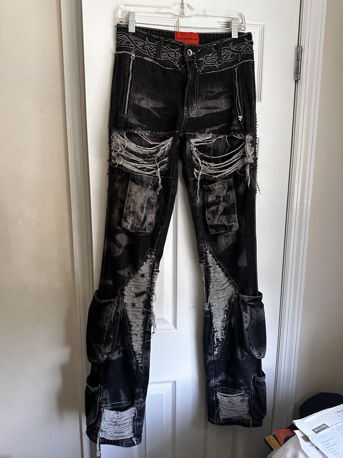 Who Decides War Thorned Pocket Denim Size US 28 / EU 44 - 1 Thumbnail