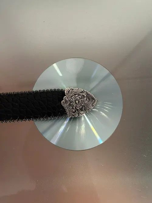 Japanese Brand Fukuzawa x Nao Y2K Gothic Buckle Belt Size 30 - 3 Thumbnail