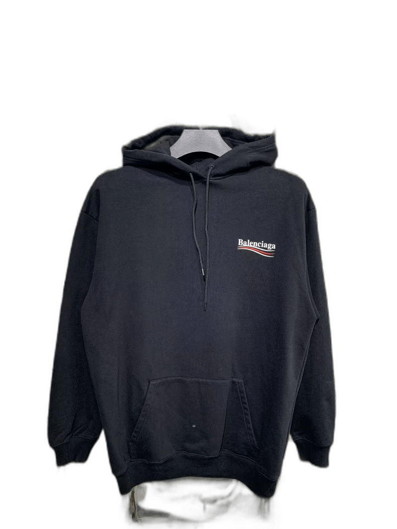 Balenciaga Balenciaga Coke Print Black Hoodie Size US S / EU 44-46 / 1 - 1 Thumbnail
