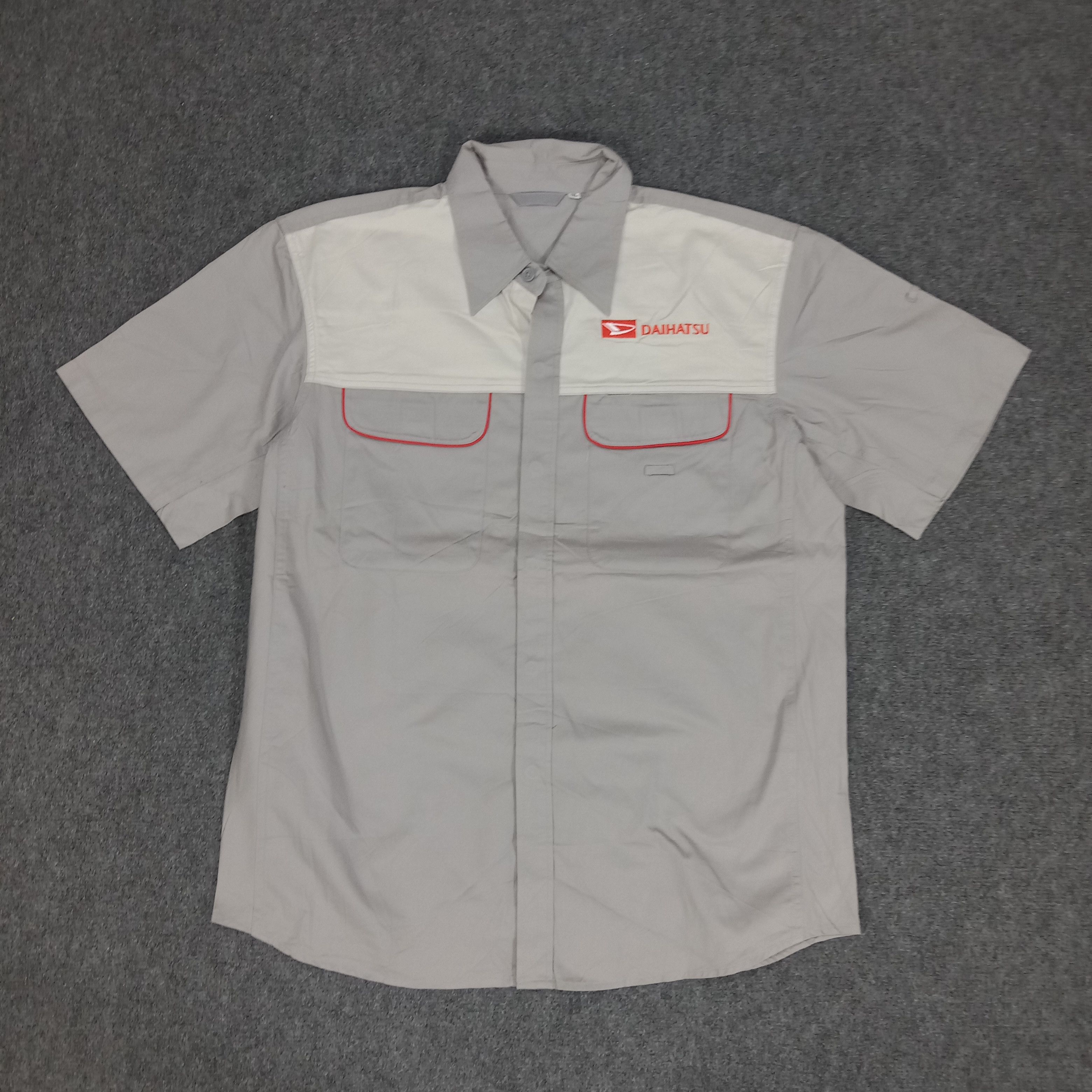 Vintage Daihatsu Japanese Racing Crew Shirt Button Up Size US L / EU 52-54 / 3 - 1 Thumbnail