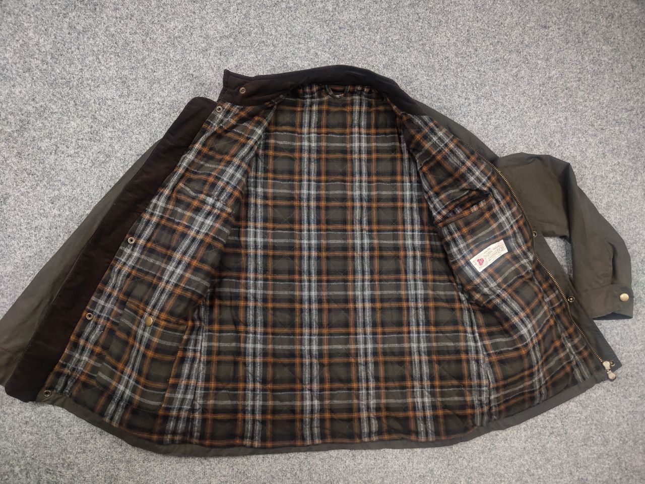 Vintage Vintage England The British Millerain Wax Jacket Barbour Size US S / EU 44-46 / 1 - 14 Thumbnail