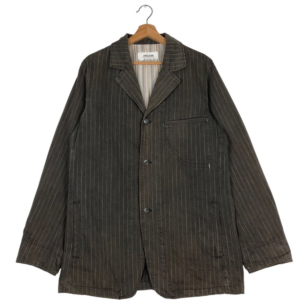 Japanese Brand 🔥Vtg Hikory Chore Jacket Jungle Storm Issey Miyake Japan Size US L / EU 52-54 / 3 - 1 Thumbnail