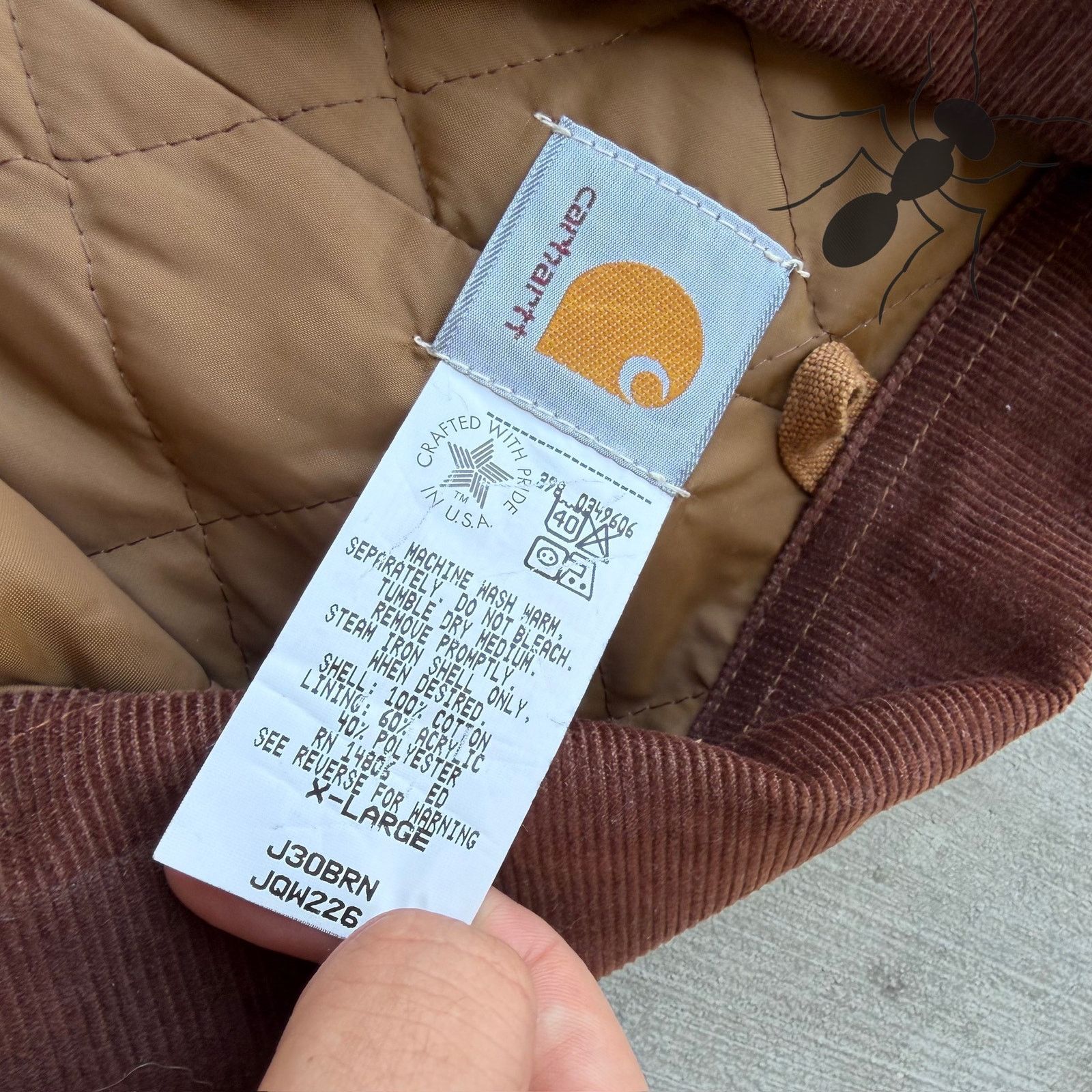 Carhartt × Vintage Carhartt J30 BRN brown detroit work wear jacket Size US XL / EU 56 / 4 - 5 Thumbnail