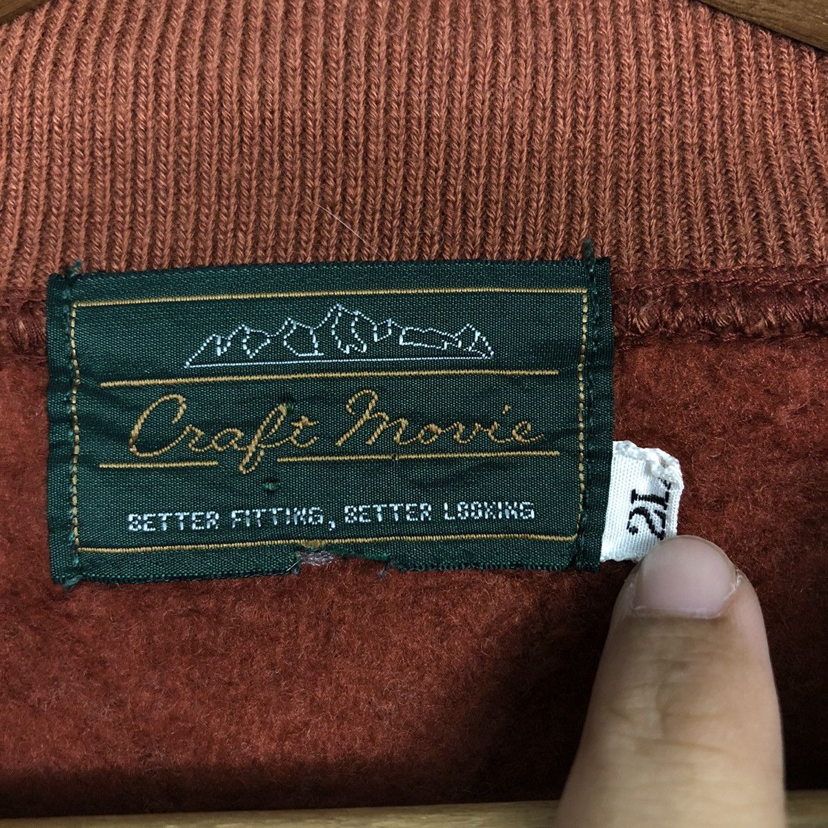 Japanese Brand × Vintage 📌Vintage Sweatshirt Craft Movie Big Logo Issey Miyake Size US L / EU 52-54 / 3 - 14 Thumbnail
