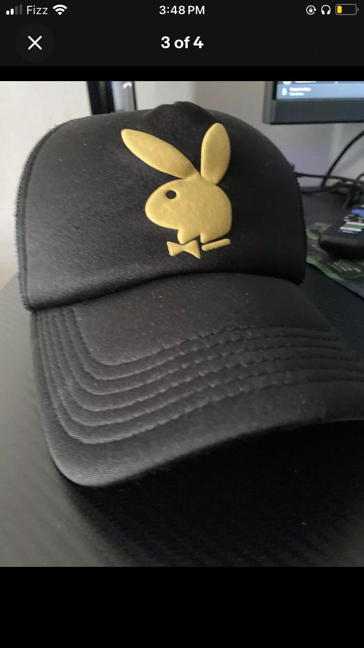 Playboy PLAYBOY X PLEASURES BUNNY TRUCKER HAT Size ONE SIZE - 5 Thumbnail