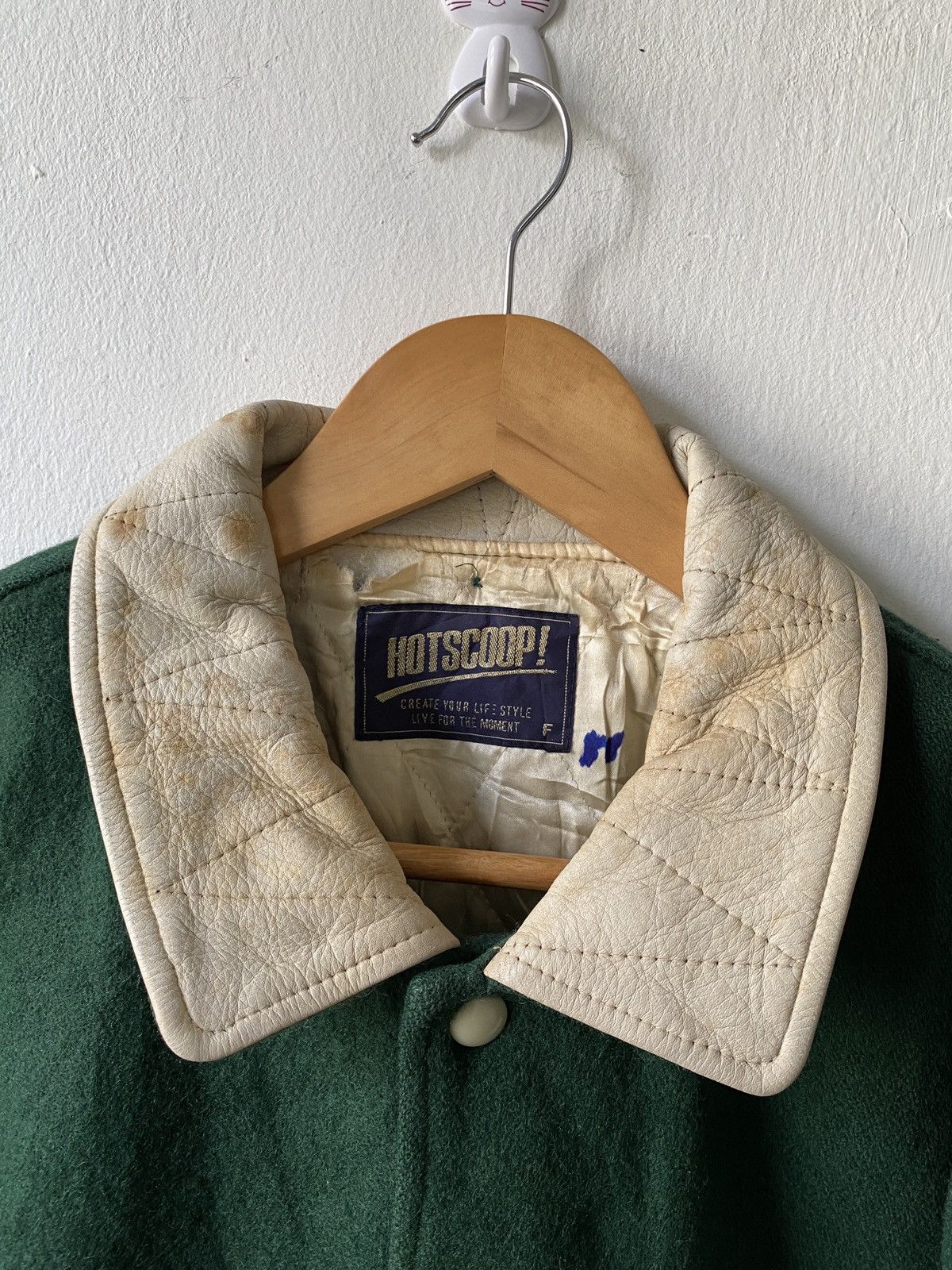 Vintage Vintage Hot Scoop 66 Member Wool Varsity Jacket Size US L / EU 52-54 / 3 - 6 Thumbnail