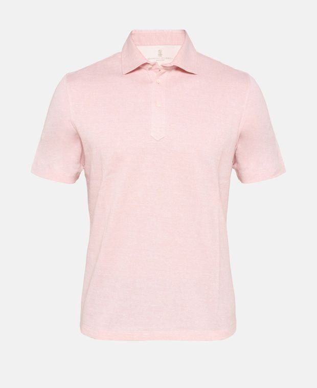 Brunello Cucinelli Linen-blend polo shirt Size US L / EU 52-54 / 3 - 1 Thumbnail