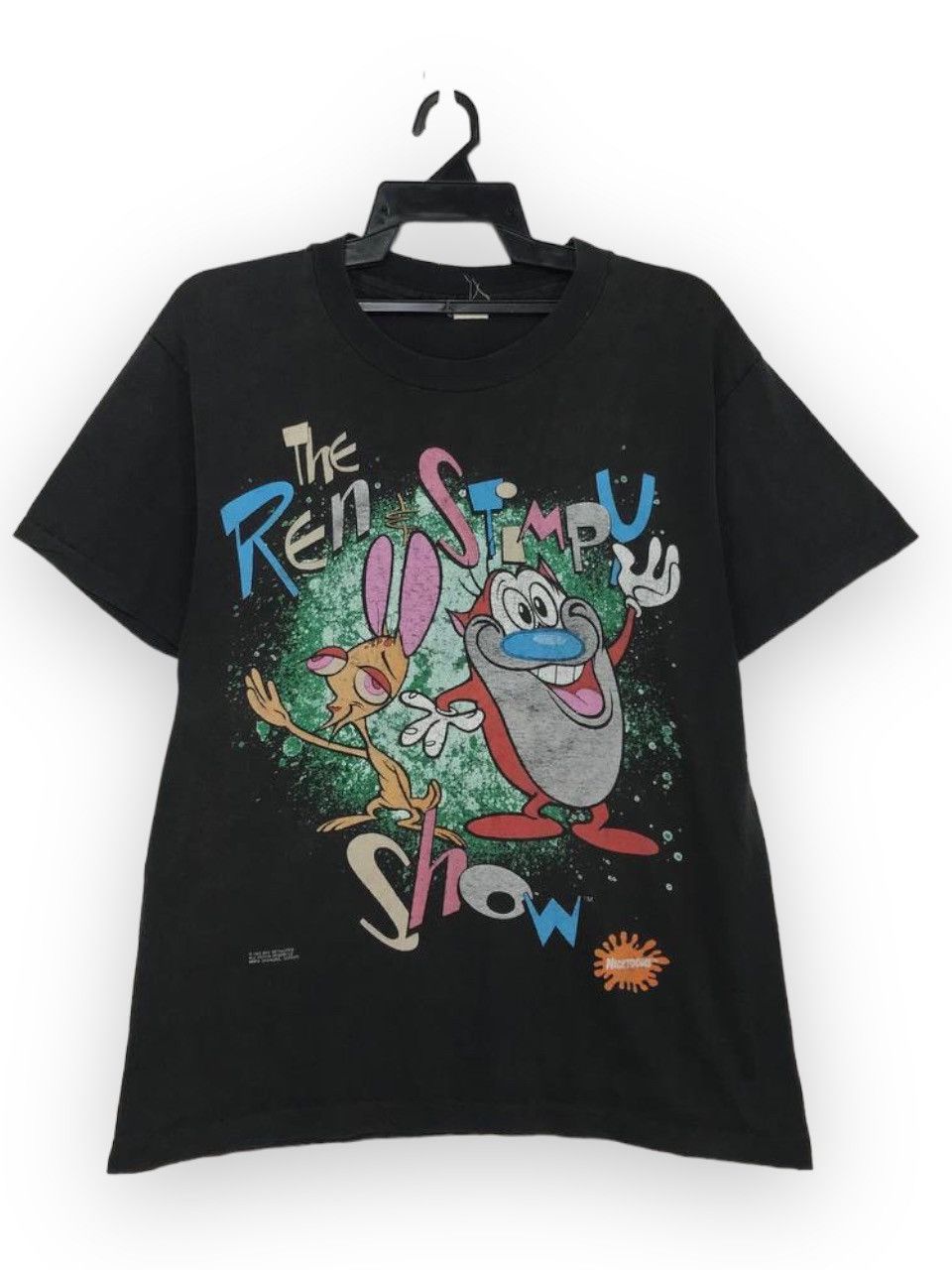 Mtv × Nickelodeon × Vintage Vintage rare 1991 The Ren & Stimpy Show cartoon Size US L / EU 52-54 / 3 - 1 Thumbnail