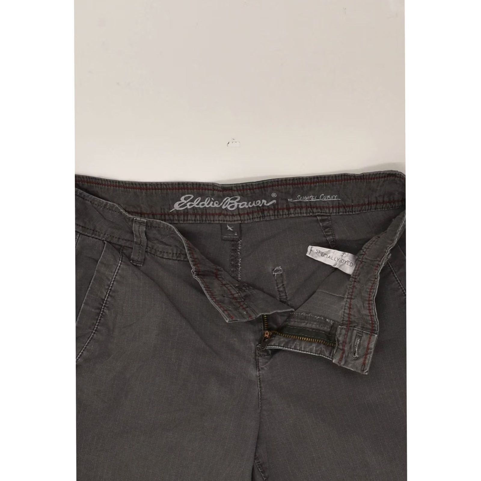 Eddie Bauer VINTAGE Eddie Bauer Womens Trousers Chino Slim Joggers Grey US 4 Small W30 L27 Womens Size 28" / US 6 / IT 42 - 3 Thumbnail