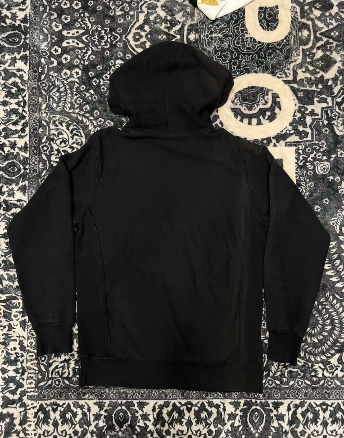 Supreme Supreme navy on navy tonal box logo hooded sweatershirt Size US M / EU 48-50 / 2 - 2 Thumbnail