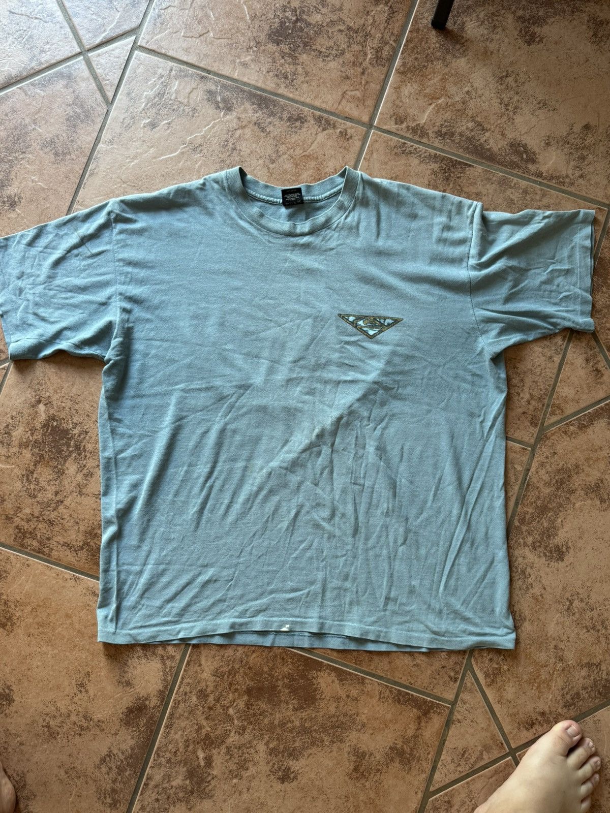 Quiksilver × Vintage Quicksilver 1990s Vintage Single Stitch Tee USA Size US XL / EU 56 / 4 - 1 Thumbnail