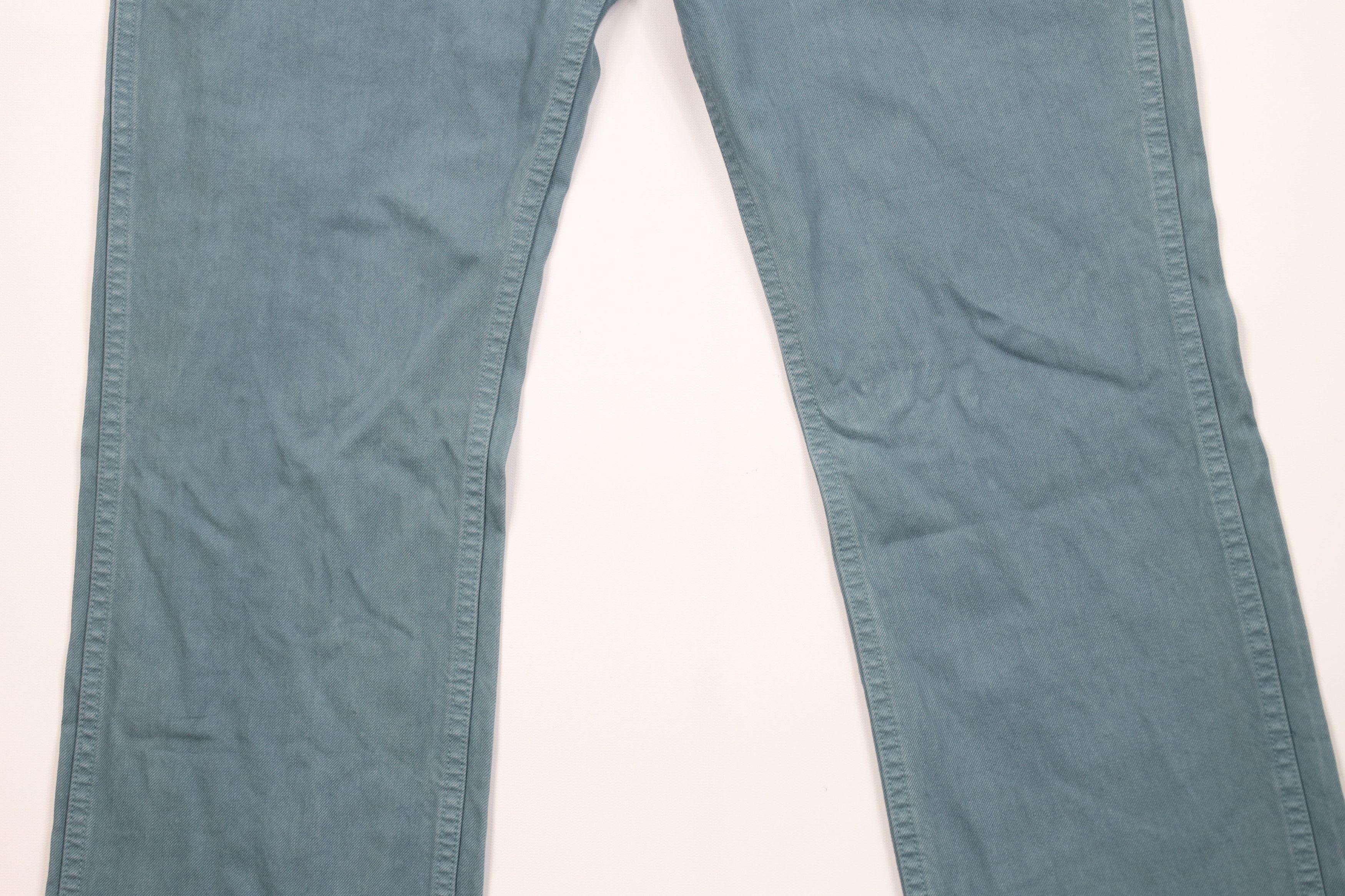 J.Crew Vintage Y2K J Crew Stonewash Slim Straight Jeans Teal Size US 34 / EU 50 - 3 Thumbnail