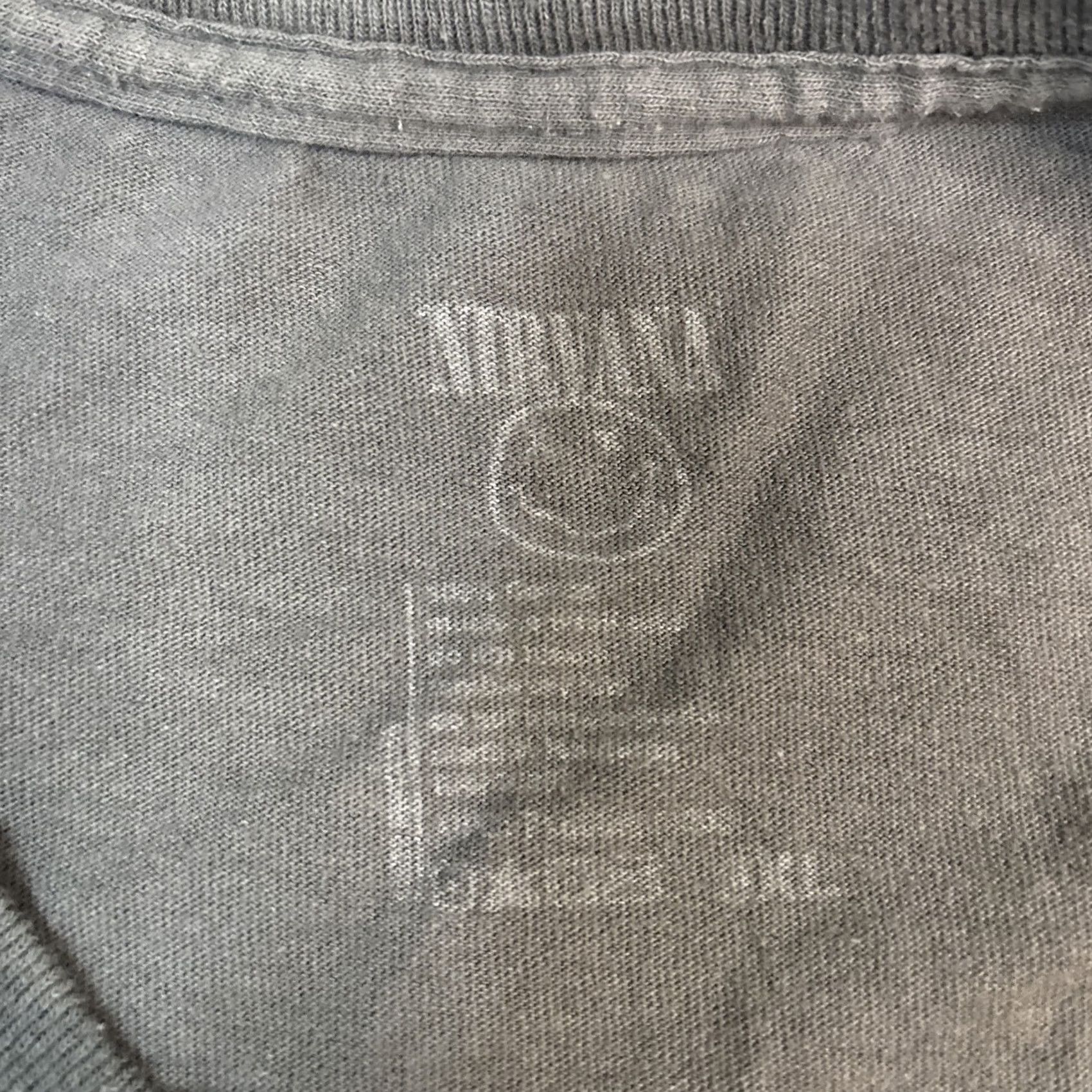 Vintage Nirvana T-Shirt Men XL Short Sleeve Cotton Crewneck Charcoal Gray Vintage? No Size US XL / EU 56 / 4 - 3 Thumbnail