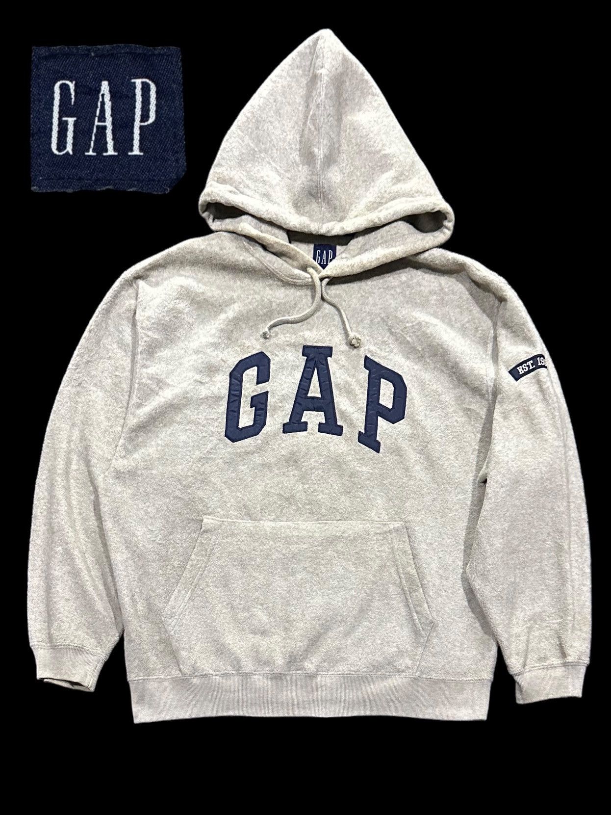 Gap 🔥GAP OVERSIZED WITH GREY HOODIE🔥 Size US L / EU 52-54 / 3 - 1 Thumbnail