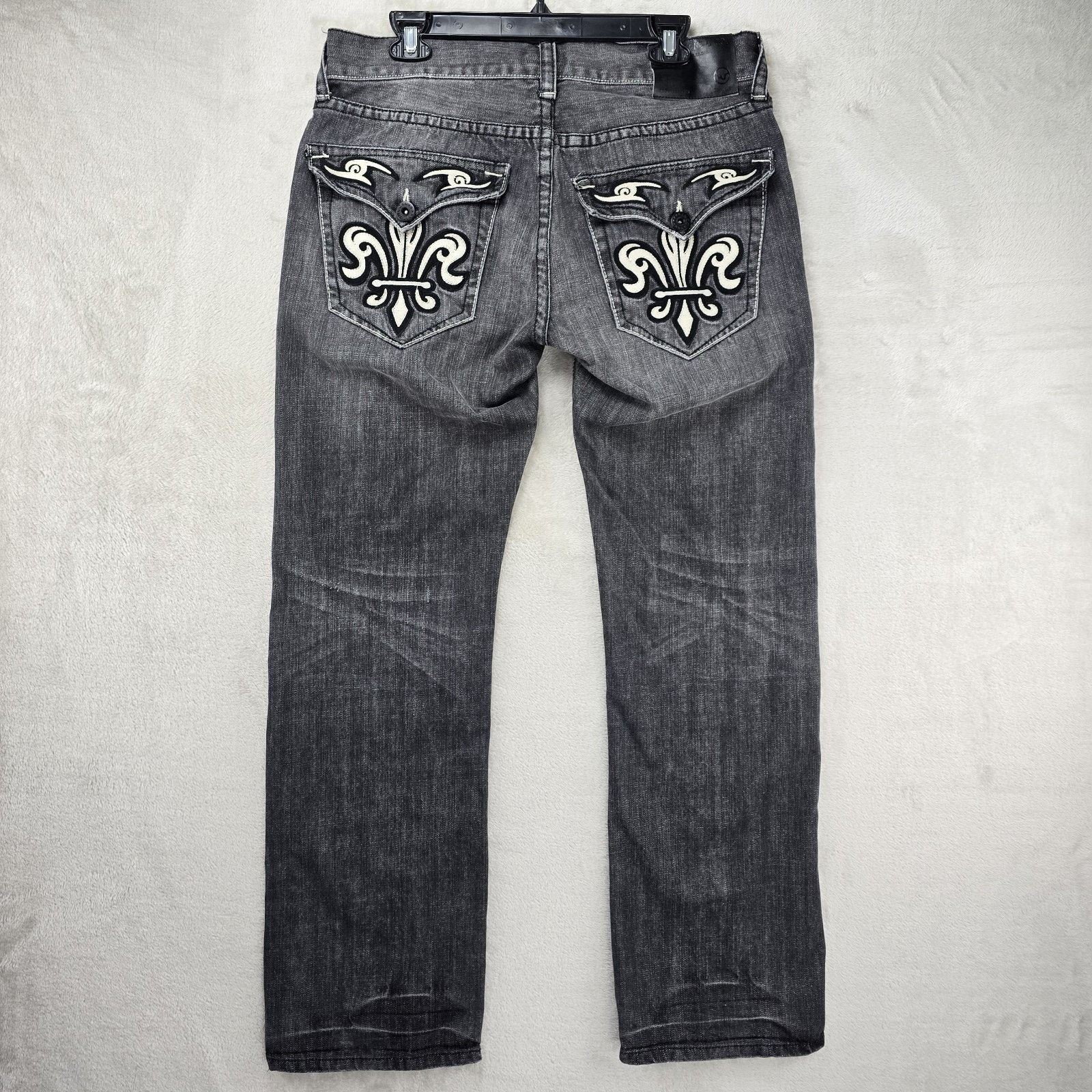 JNCO Vintage JNCO Jeans Mens 34x31 Embroidered Flap Pockets Y2K Size US 34 / EU 50 - 9 Thumbnail