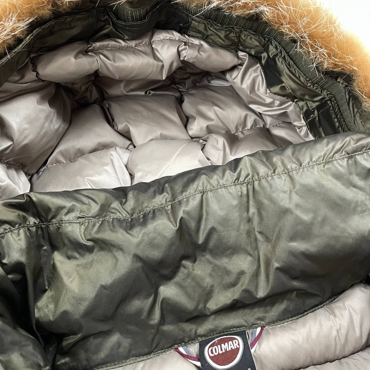 Colmar Colmar Mid-Length Down Jacket Women’s With Hood And Fur Trim Size M / US 6-8 / IT 42-44 - 14 Thumbnail