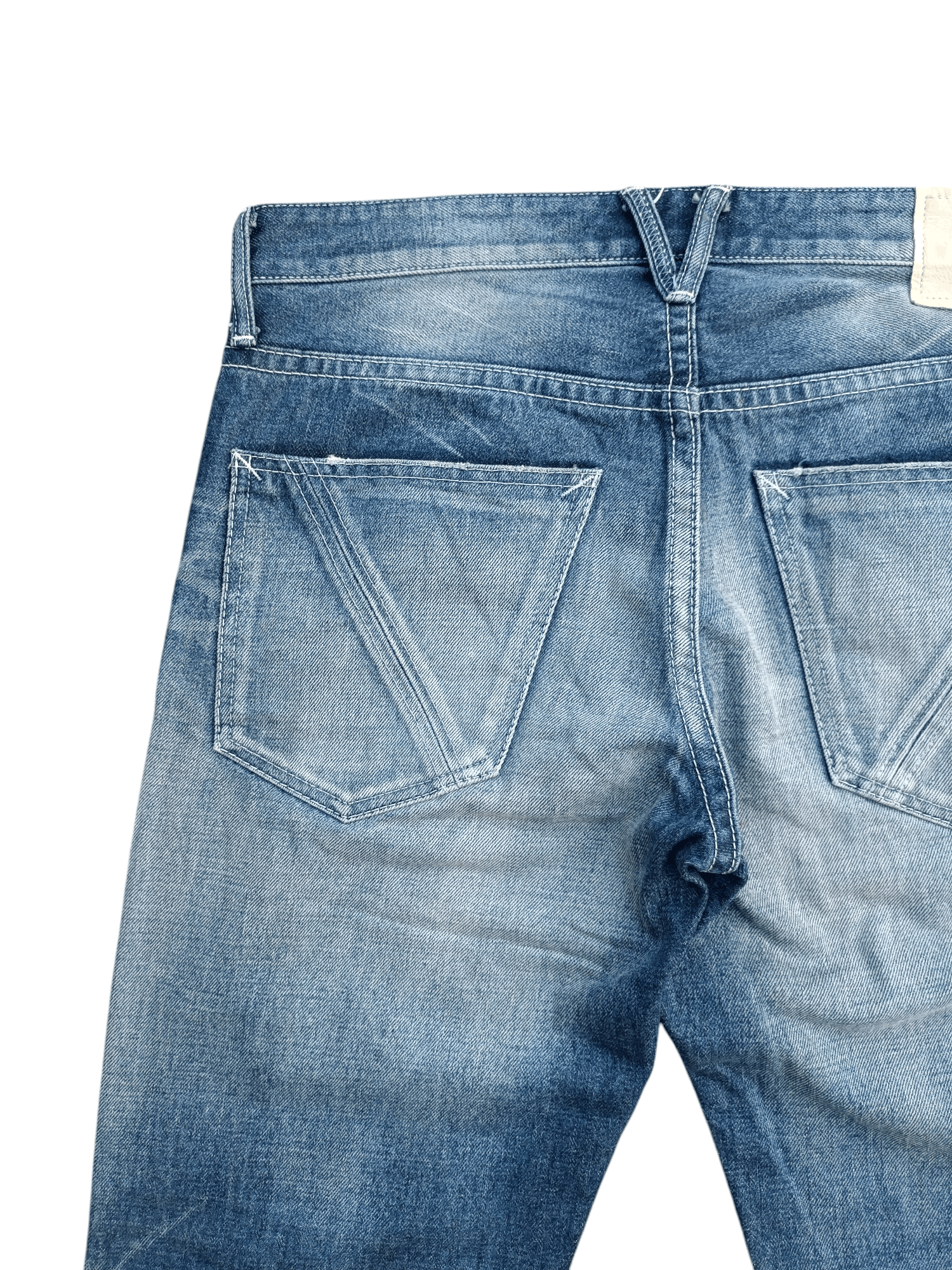 Japanese Brand VANQUISH Tokyo Japan Whiskers Painted Rare Design Jeans Size US 32 / EU 48 - 14 Thumbnail