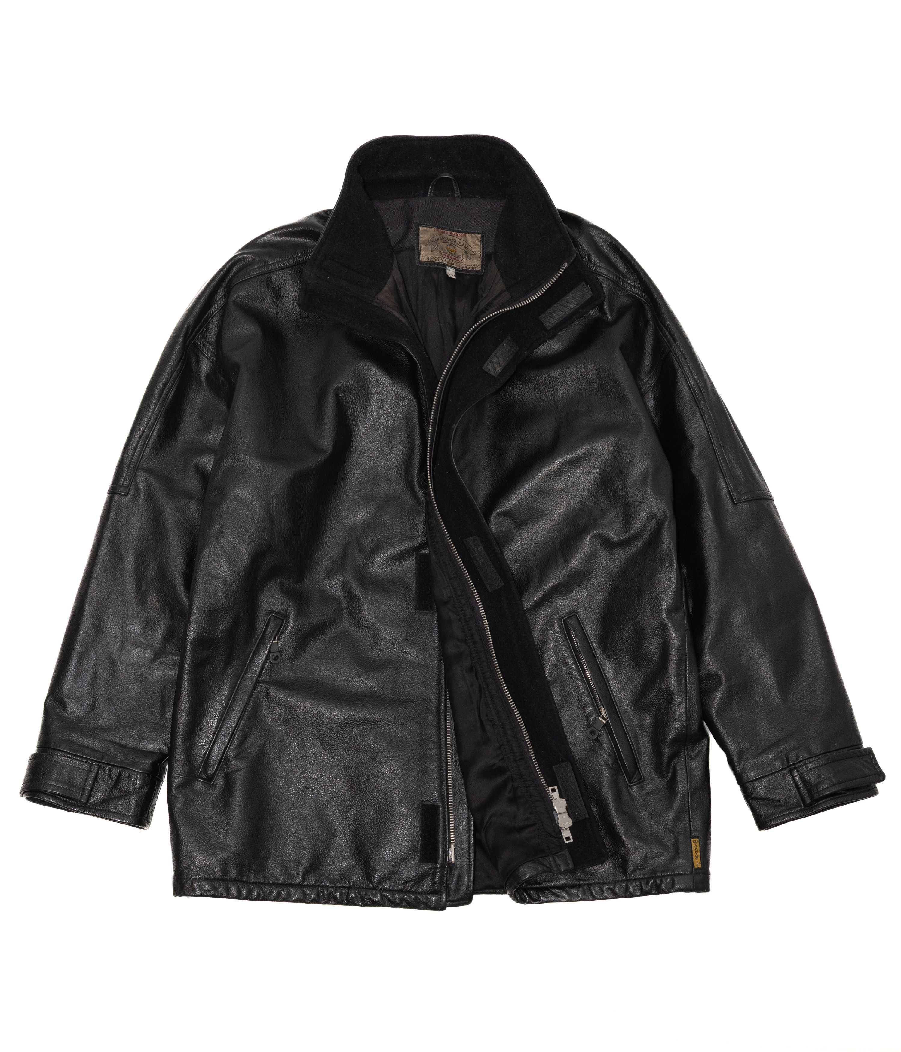 Giorgio Armani Giorgio Armani 90s Vintage Oldschool Leather Jacket