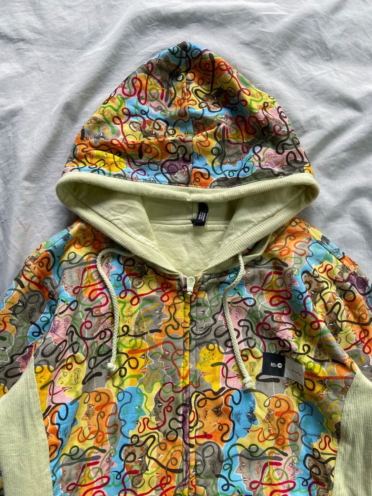 RVCA ARTISTIC NETWORK RVCA DESIGN ZIP HOODIE Size US M / EU 48-50 / 2 - 3 Thumbnail