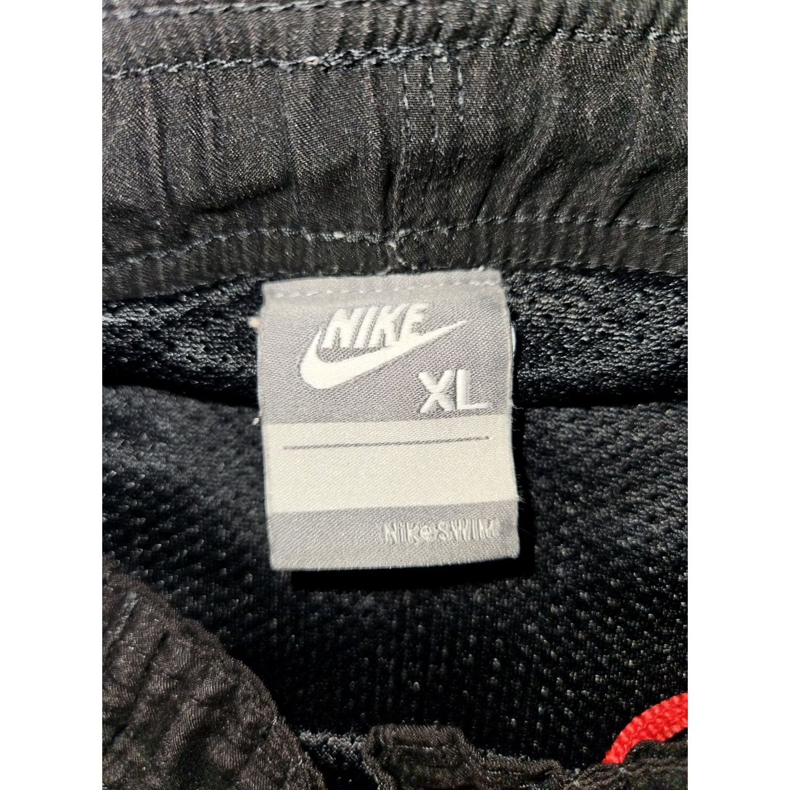 Nike Nike Mens XL Black Swim Trunks Men Floral Draw String Vacation Beach Size ONE SIZE - 2 Thumbnail