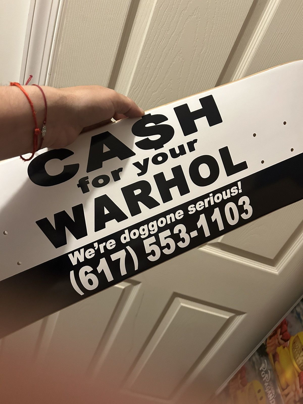 Andy Warhol Cash for your Warhol skate deck Size ONE SIZE - 2 Thumbnail