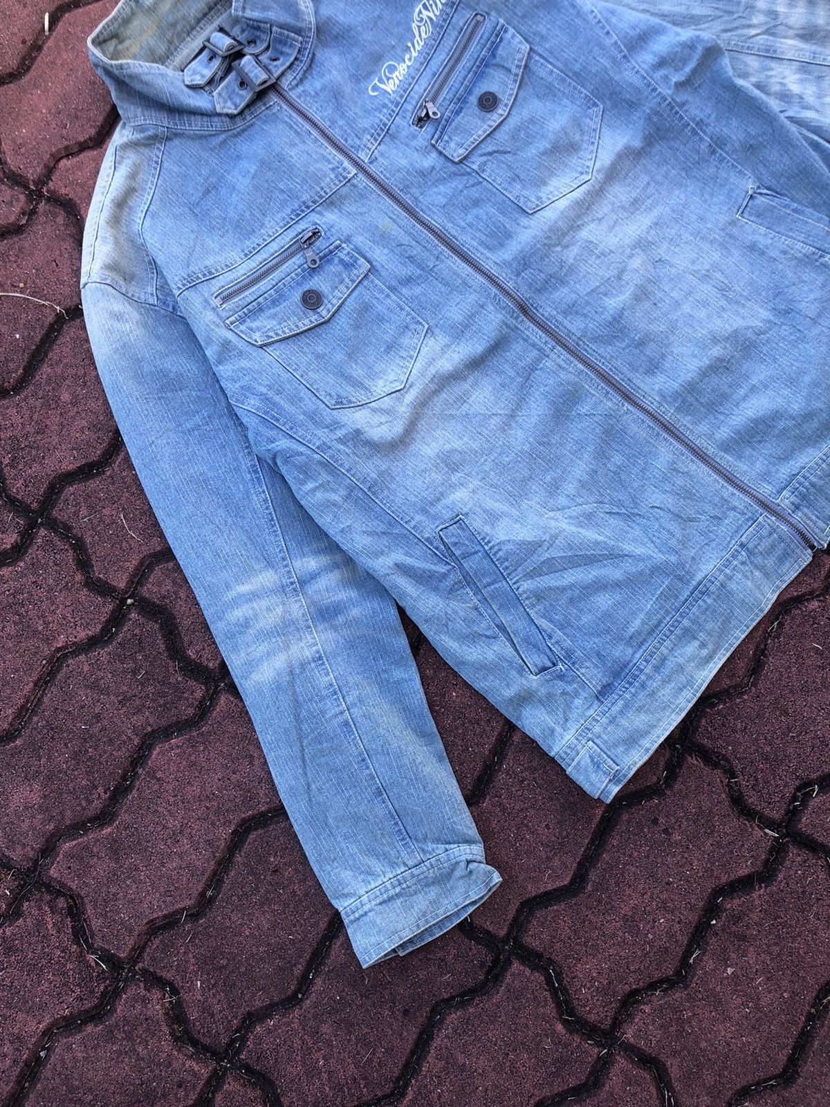 Japanese Brand × Le Grande Bleu (L.G.B.) × Vintage Vintage Mud Wash In The Attic Homme Bondage Denim Jacket Size US XL / EU 56 / 4 - 10 Thumbnail