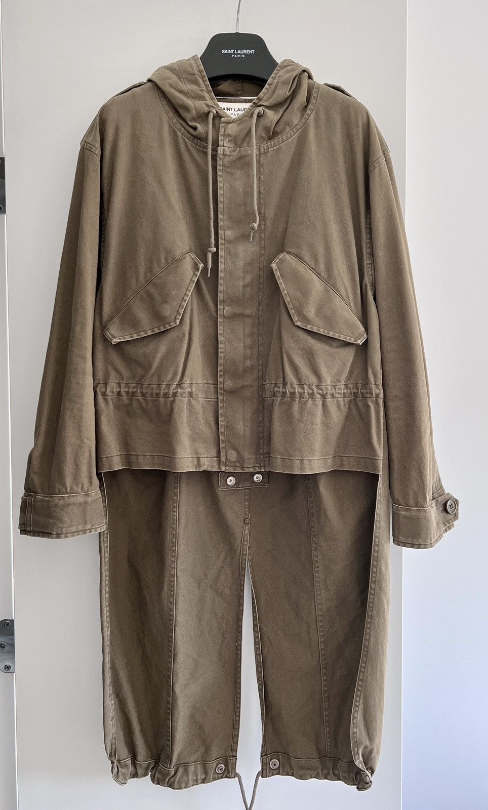 Saint Laurent Paris VINTAGE Saint Laurent SS14 runway Cropped Parka Size US S / EU 44-46 / 1 - 2 Thumbnail