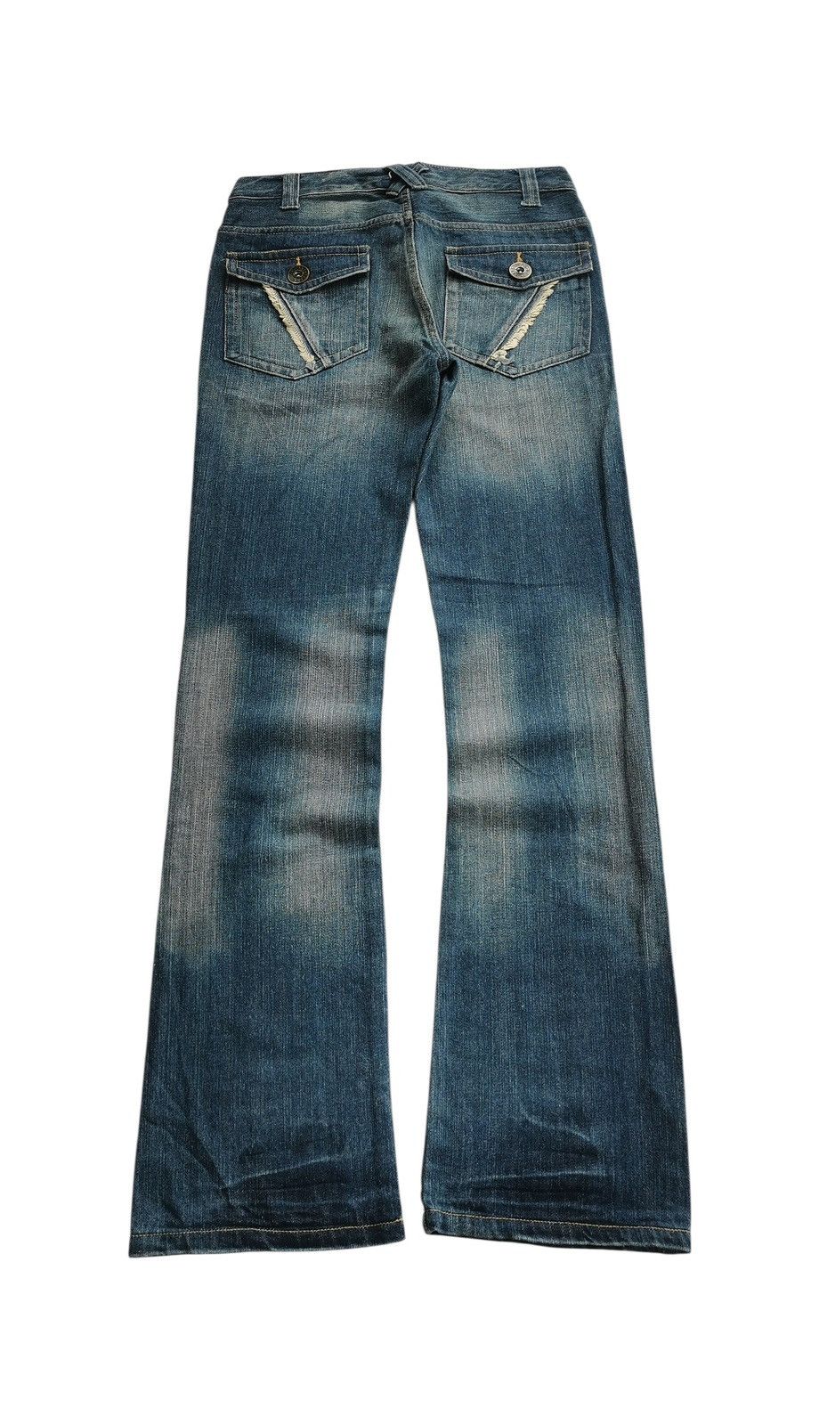 Hysteric Glamour Realmind Fuckin Patches Bootcut Jeans Size US 30 / EU 46 - 7 Thumbnail